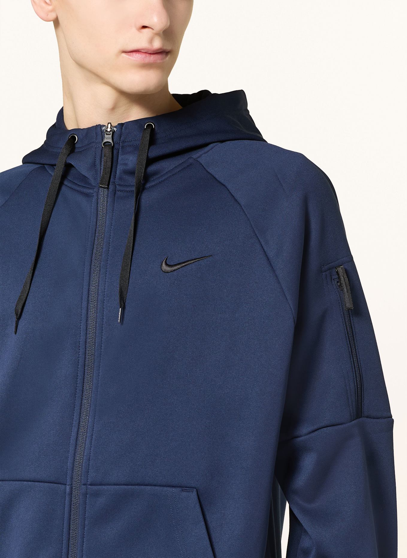 Nike Trainingsjacke THERMA-FIT: DUNKELBLAU