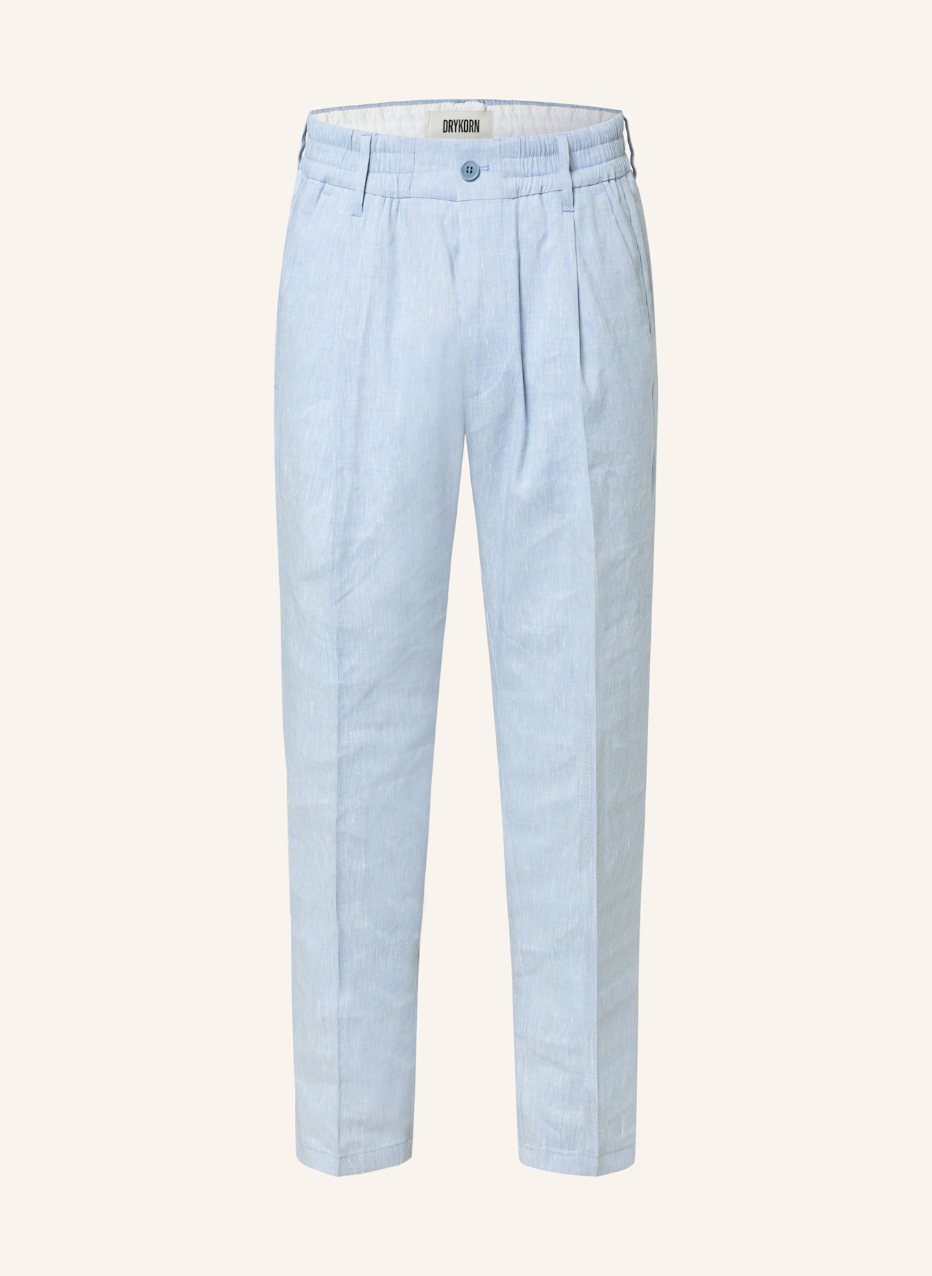 DRYKORN Anzughose CHASY Extra Slim Fit mit Leinen: HELLBLAU