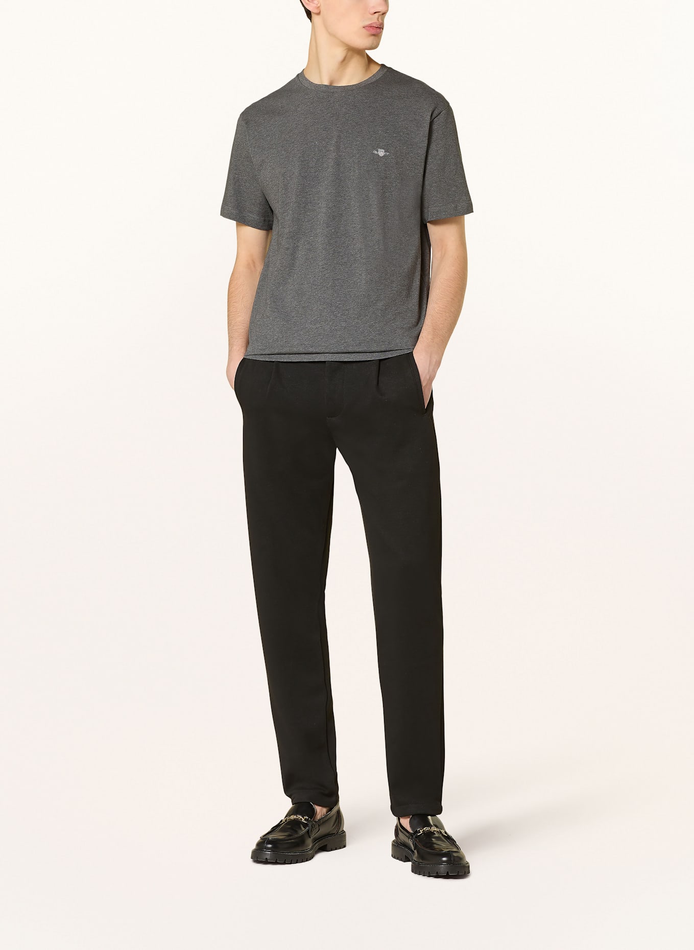 GANT T-Shirt: DUNKELGRAU