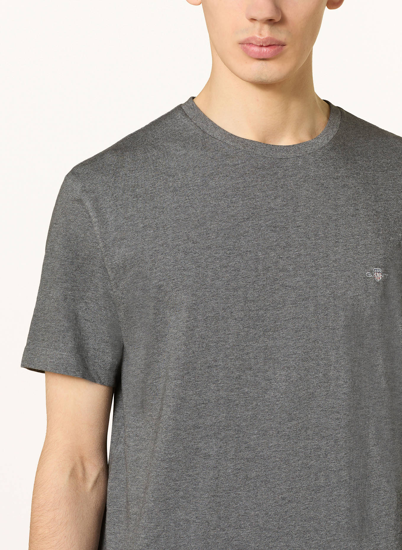 GANT T-Shirt: DUNKELGRAU