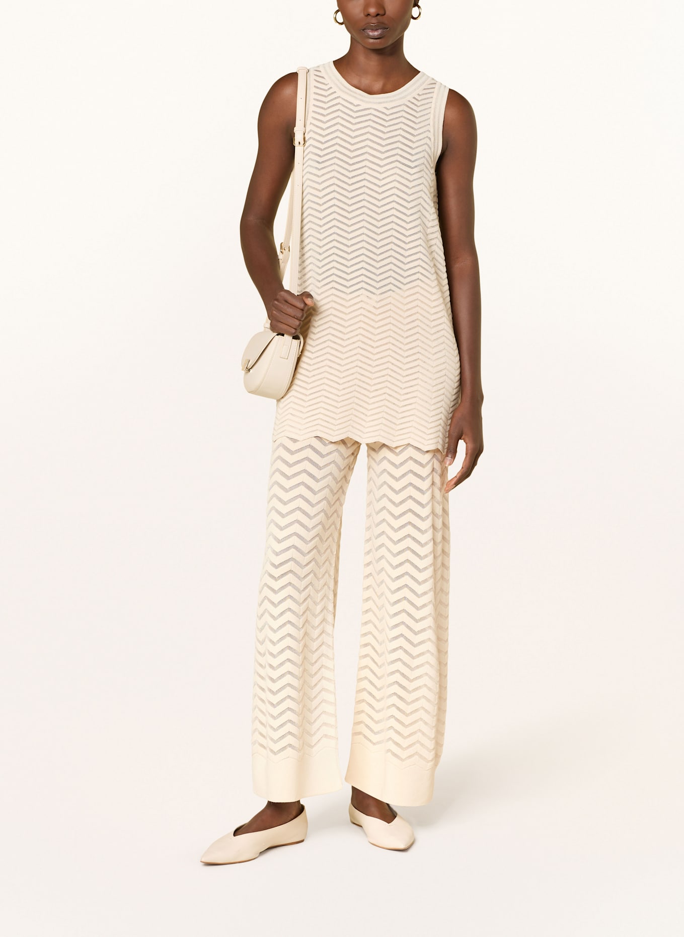 RIANI Strickhose: CREME