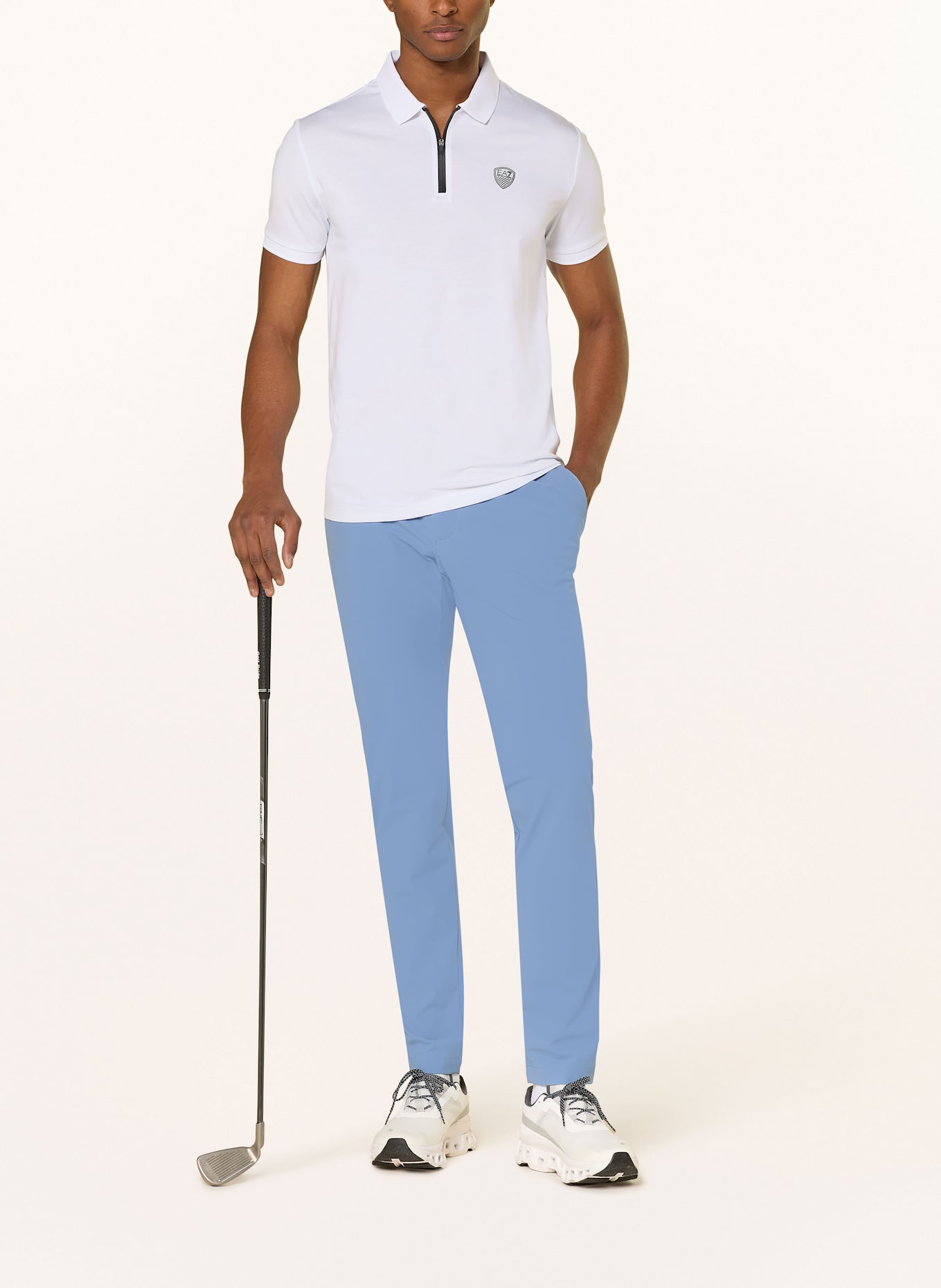 ALBERTO Spodnie golfowe IAN: NIEBIESKI