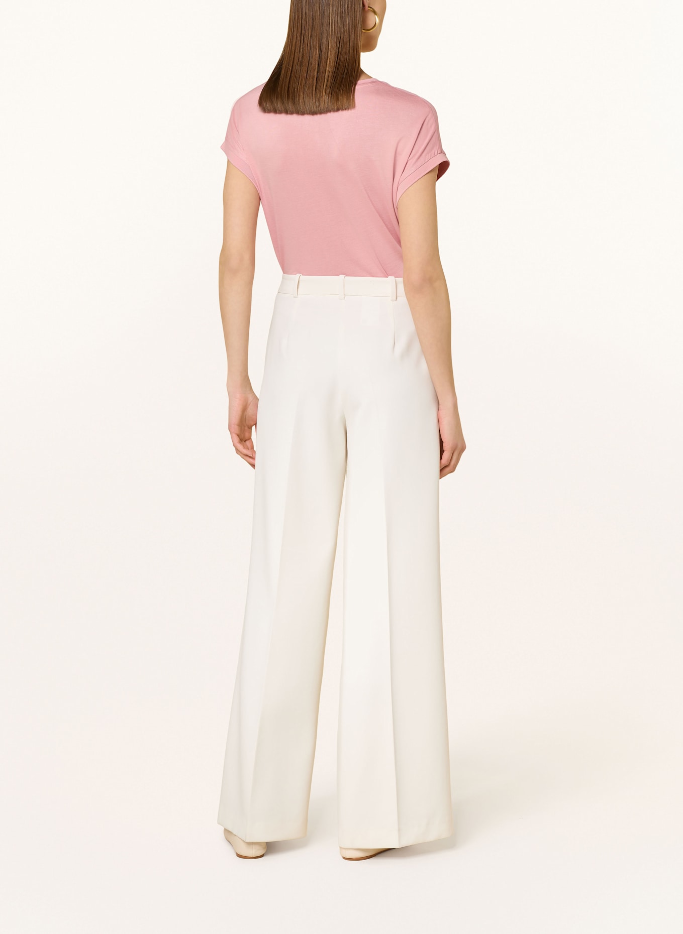 oui Blusenshirt im Materialmix: ROSA