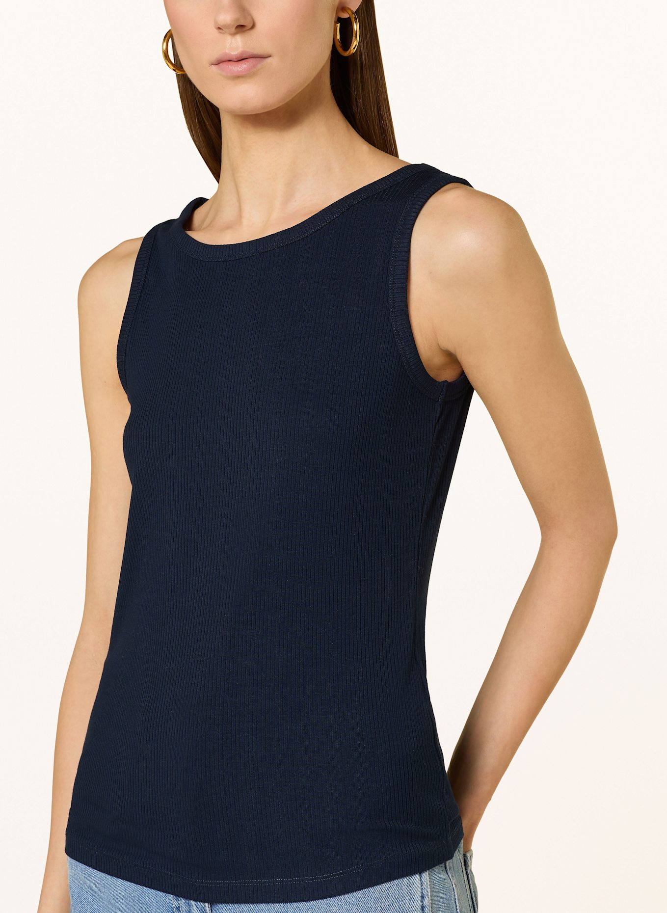 oui Top: DUNKELBLAU