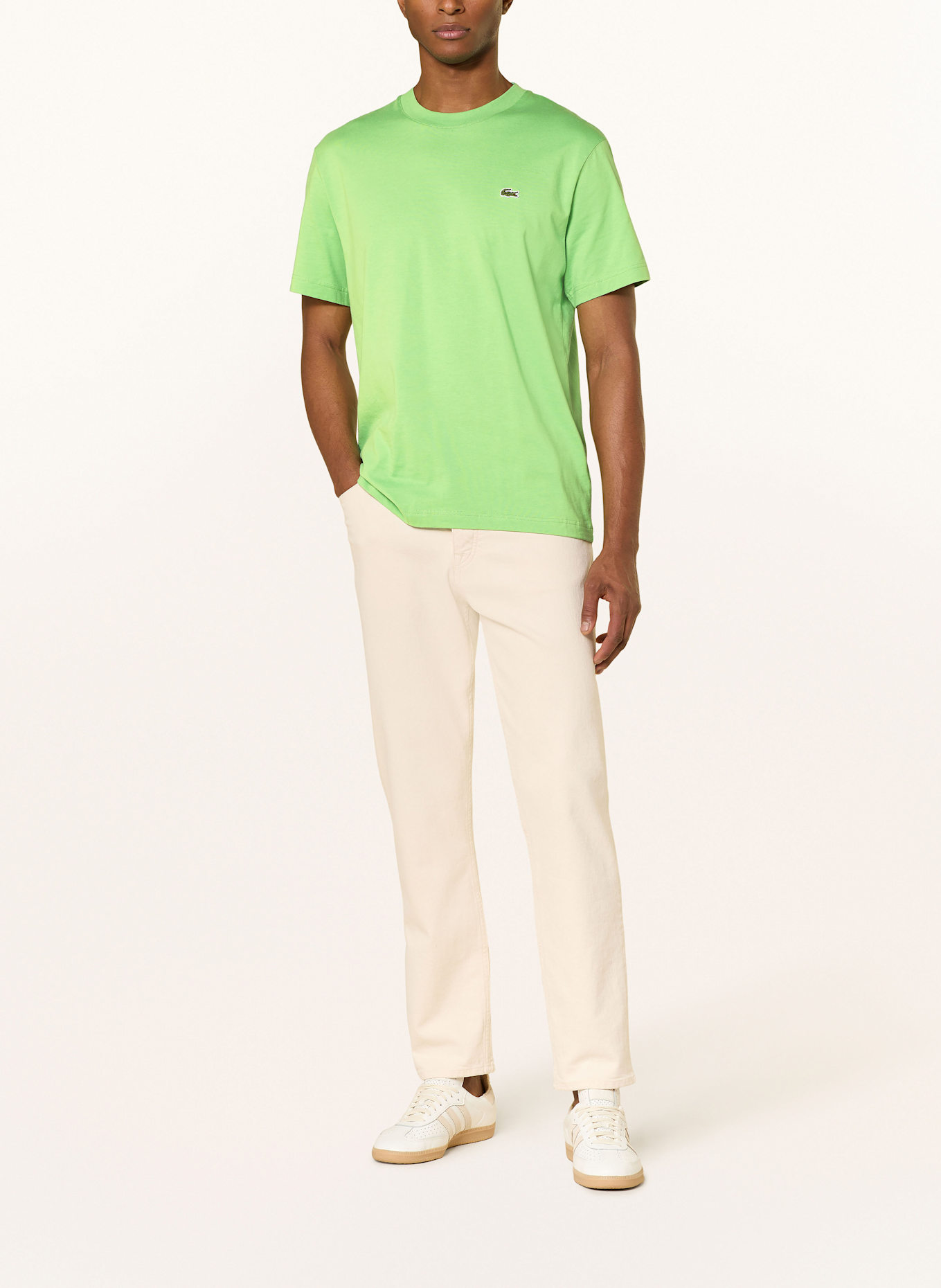 LACOSTE T-Shirt: HELLGRÜN