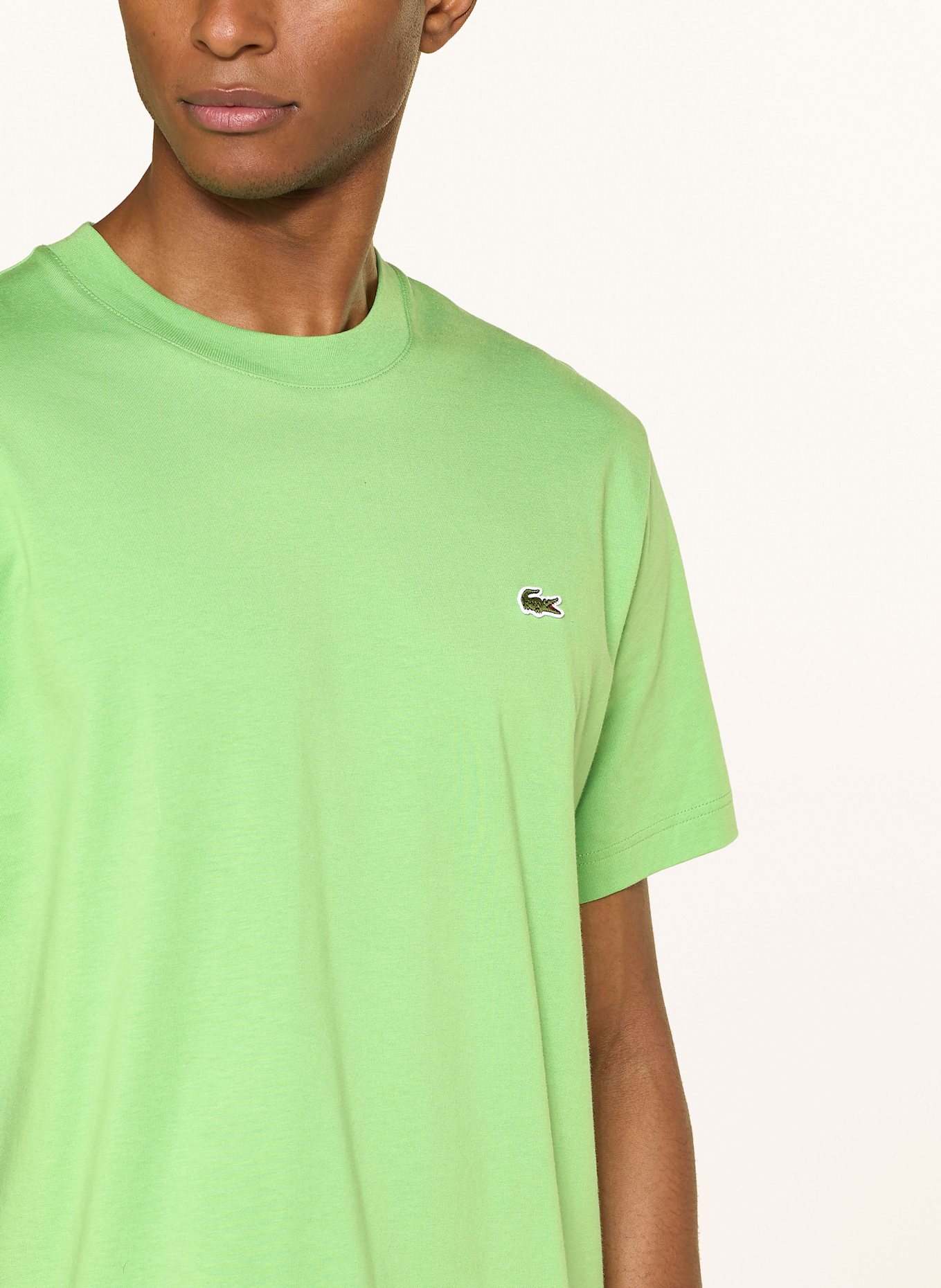 LACOSTE T-Shirt: HELLGRÜN