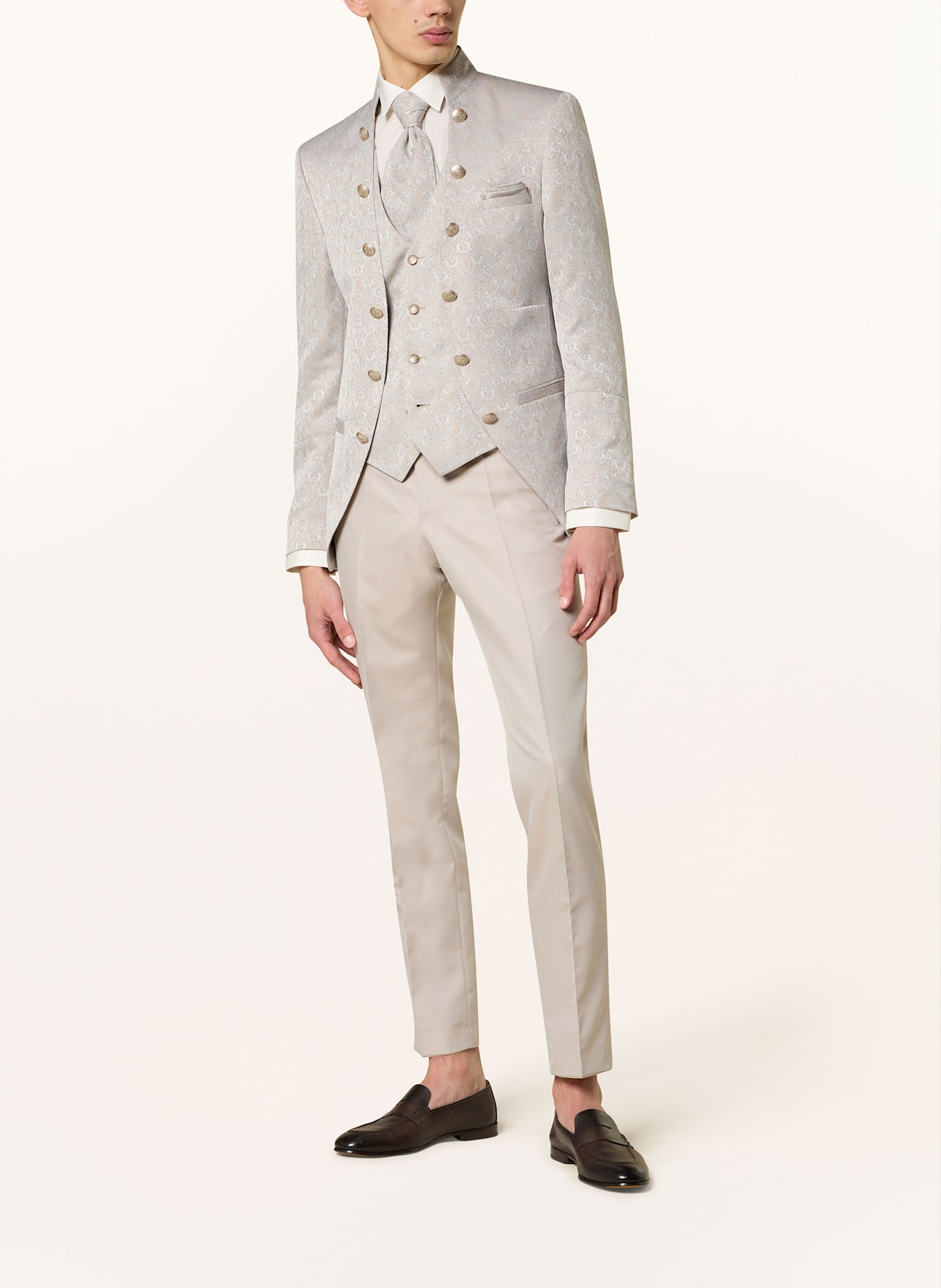 WILVORST Anzugsakko Extra Slim Fit: 083 Beige gem.