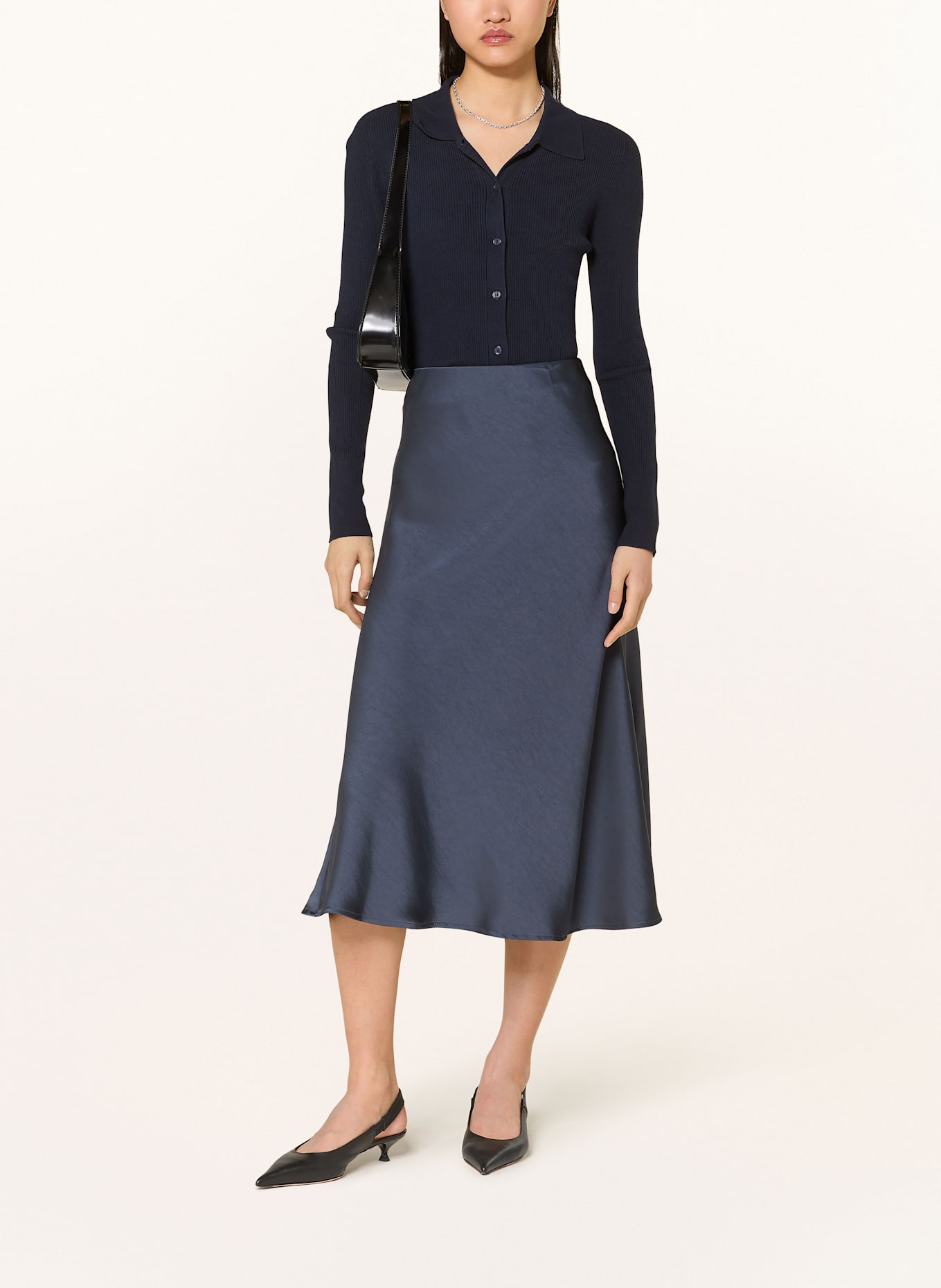 NEO NOIR Satinrock BOVARY: BLAU