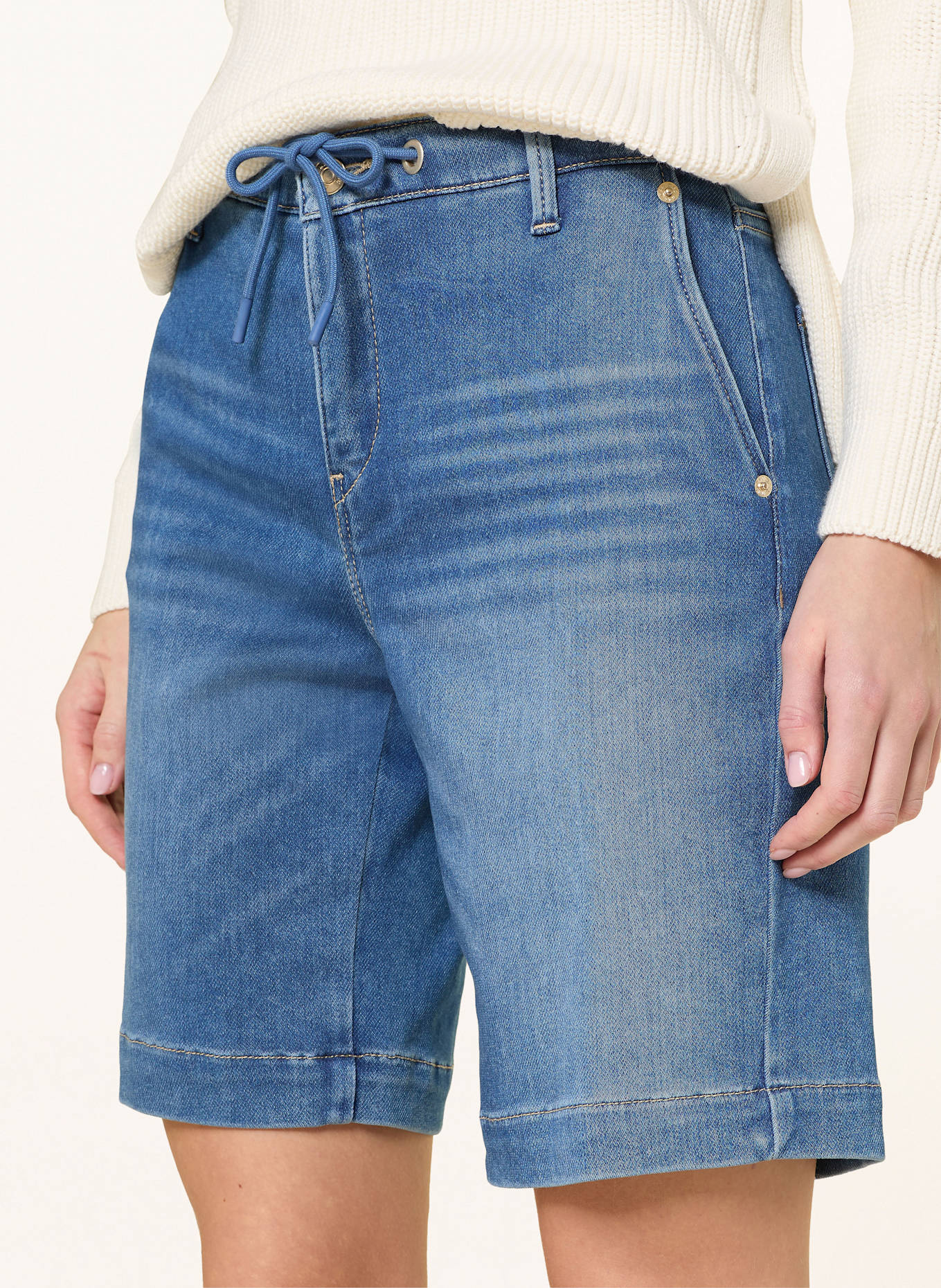 MAC Shorts: D507 mid blue cool wash