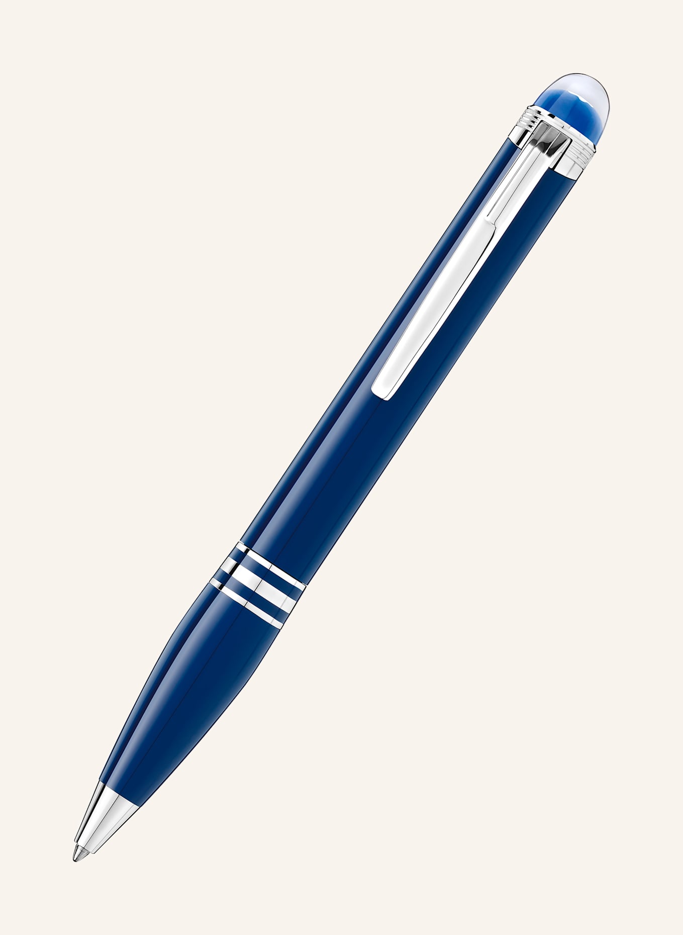 MONTBLANC Rollerball STARWALKER SPACEBLUE RESIN: BLAU / SILBER