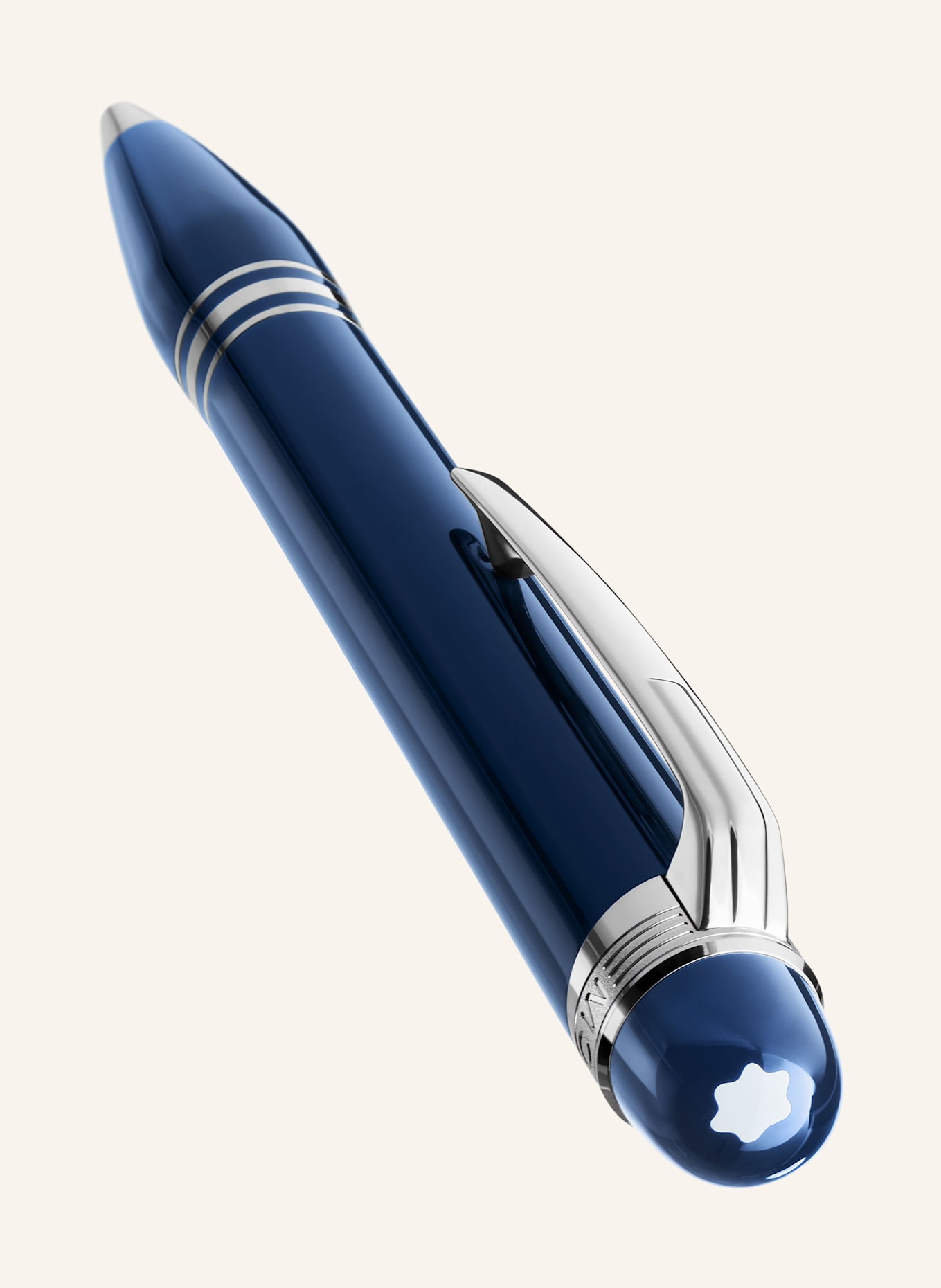 MONTBLANC Rollerball STARWALKER SPACEBLUE RESIN: BLAU / SILBER
