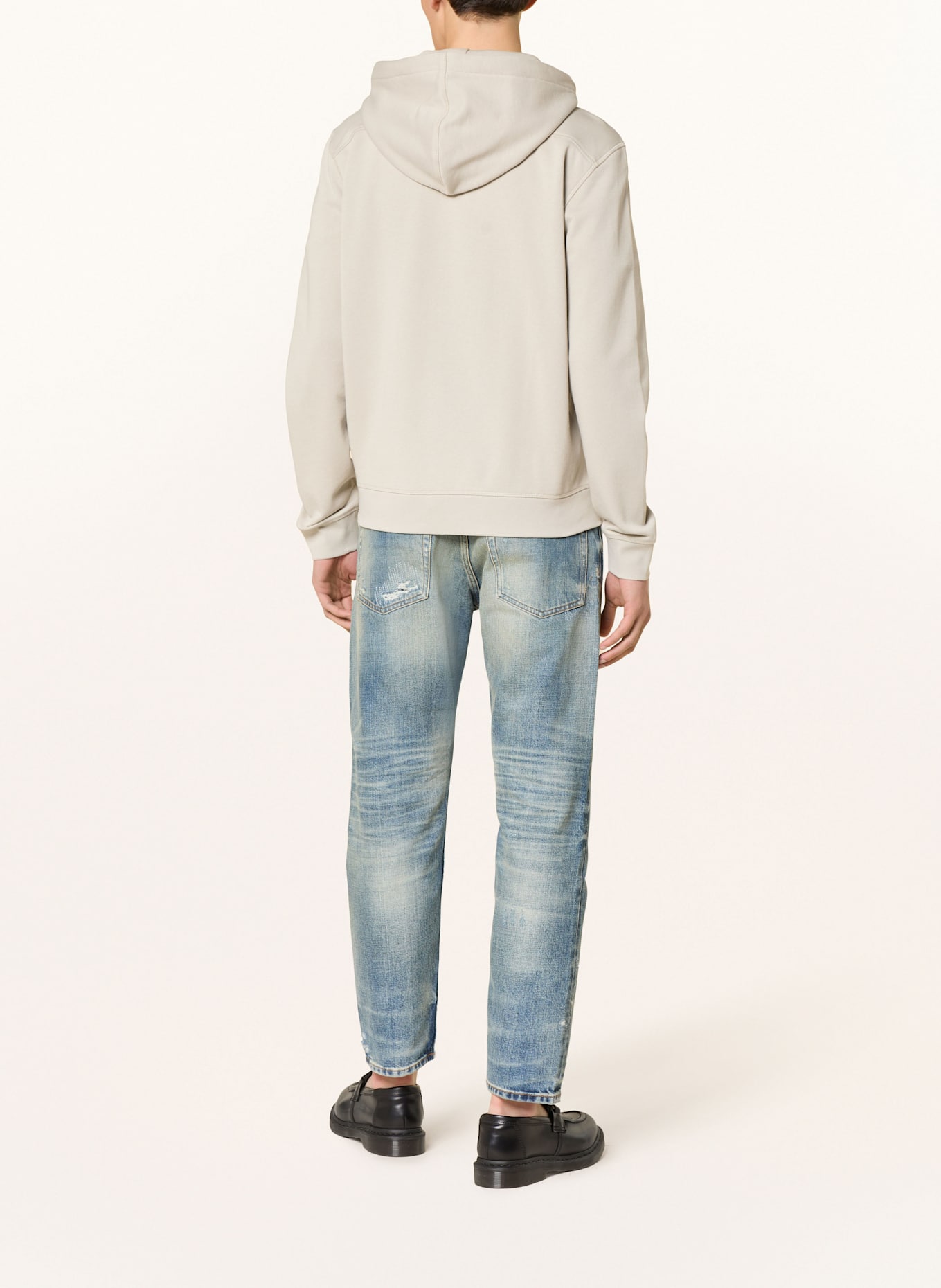 BOSS Sweatjacke ZETALKY: BEIGE