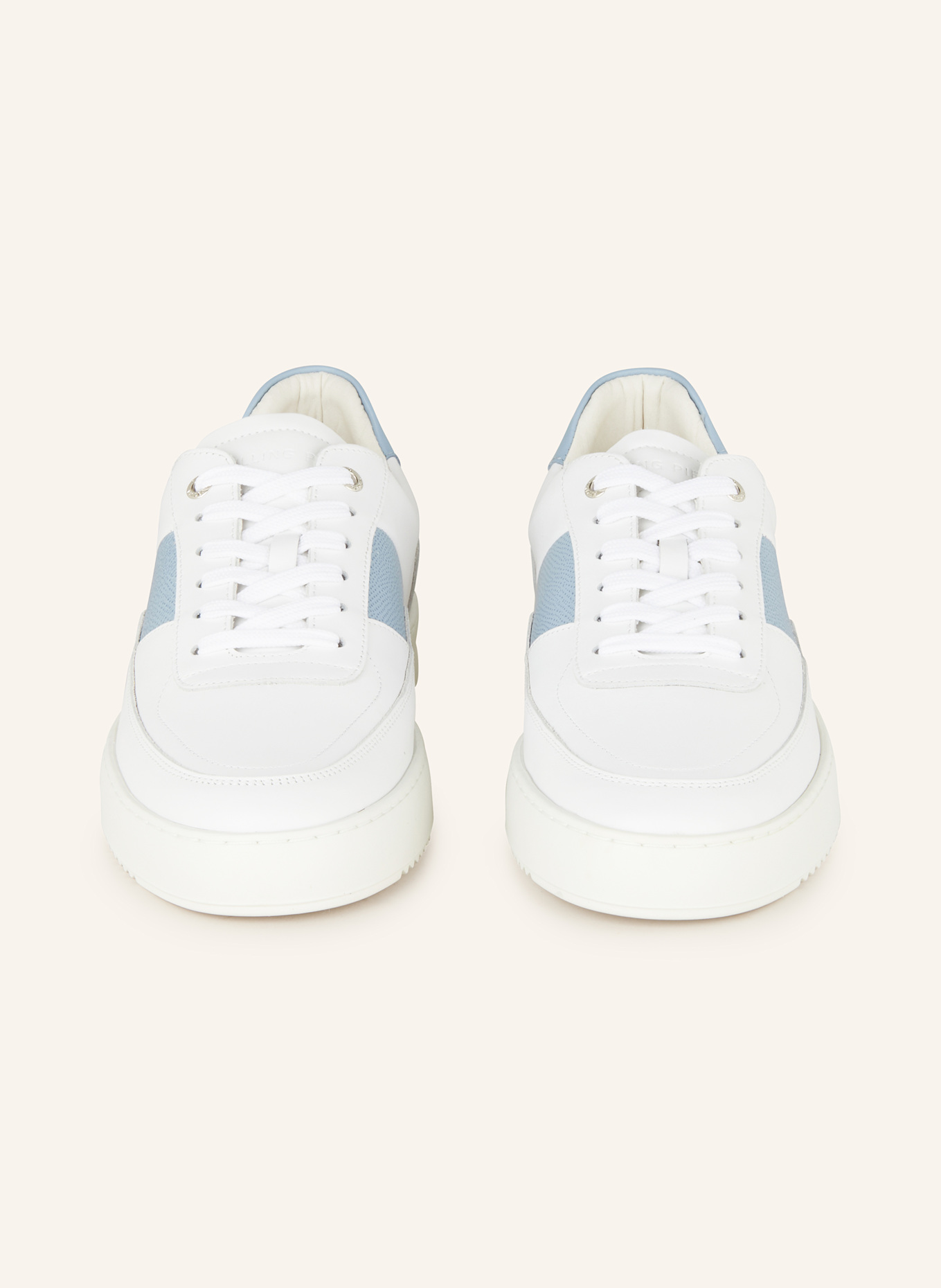 FILLING PIECES Sneaker MONDO GAME: WEISS/ HELLBLAU