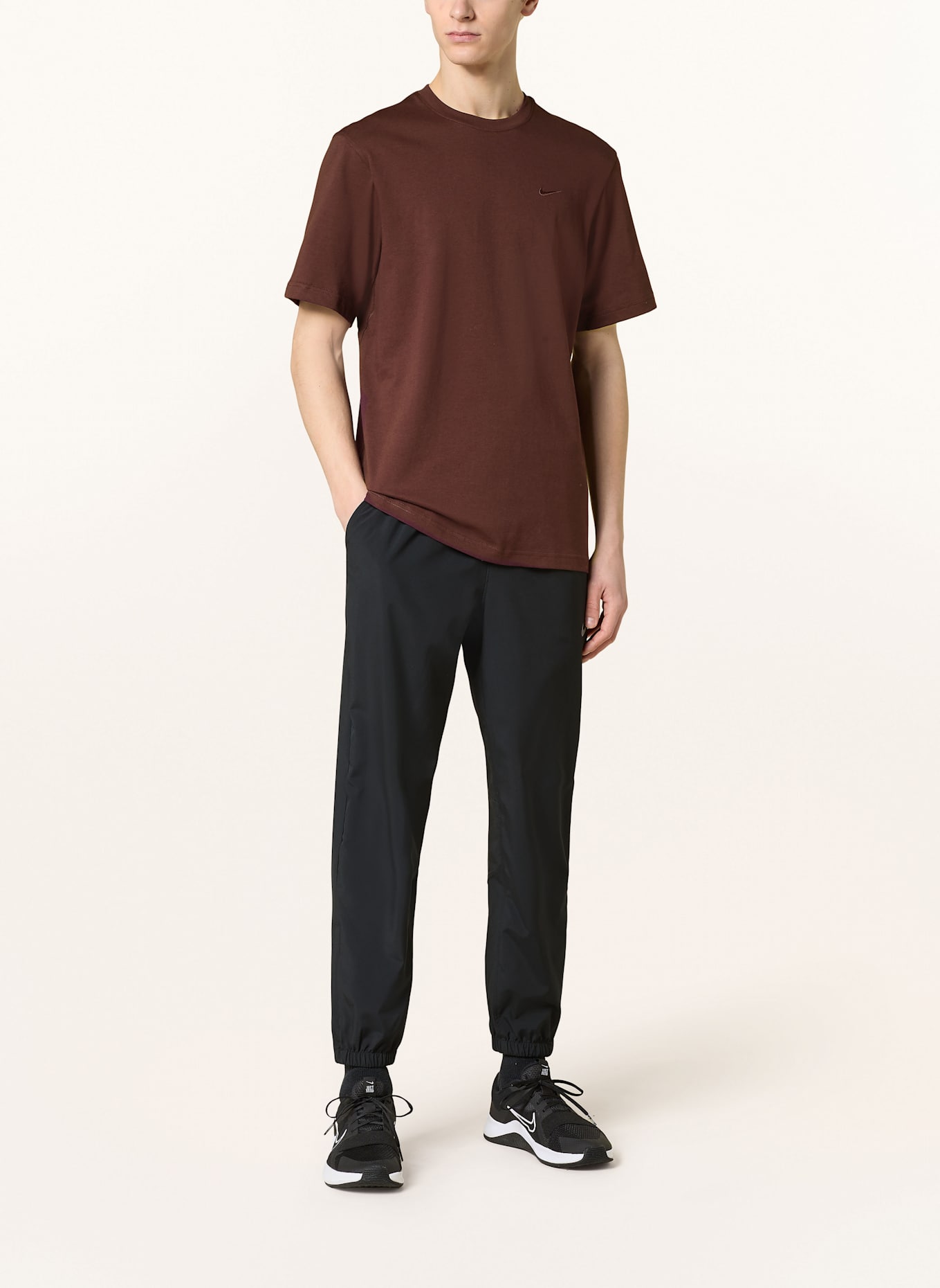 Nike T-shirt: CIEMNOCZERWONY