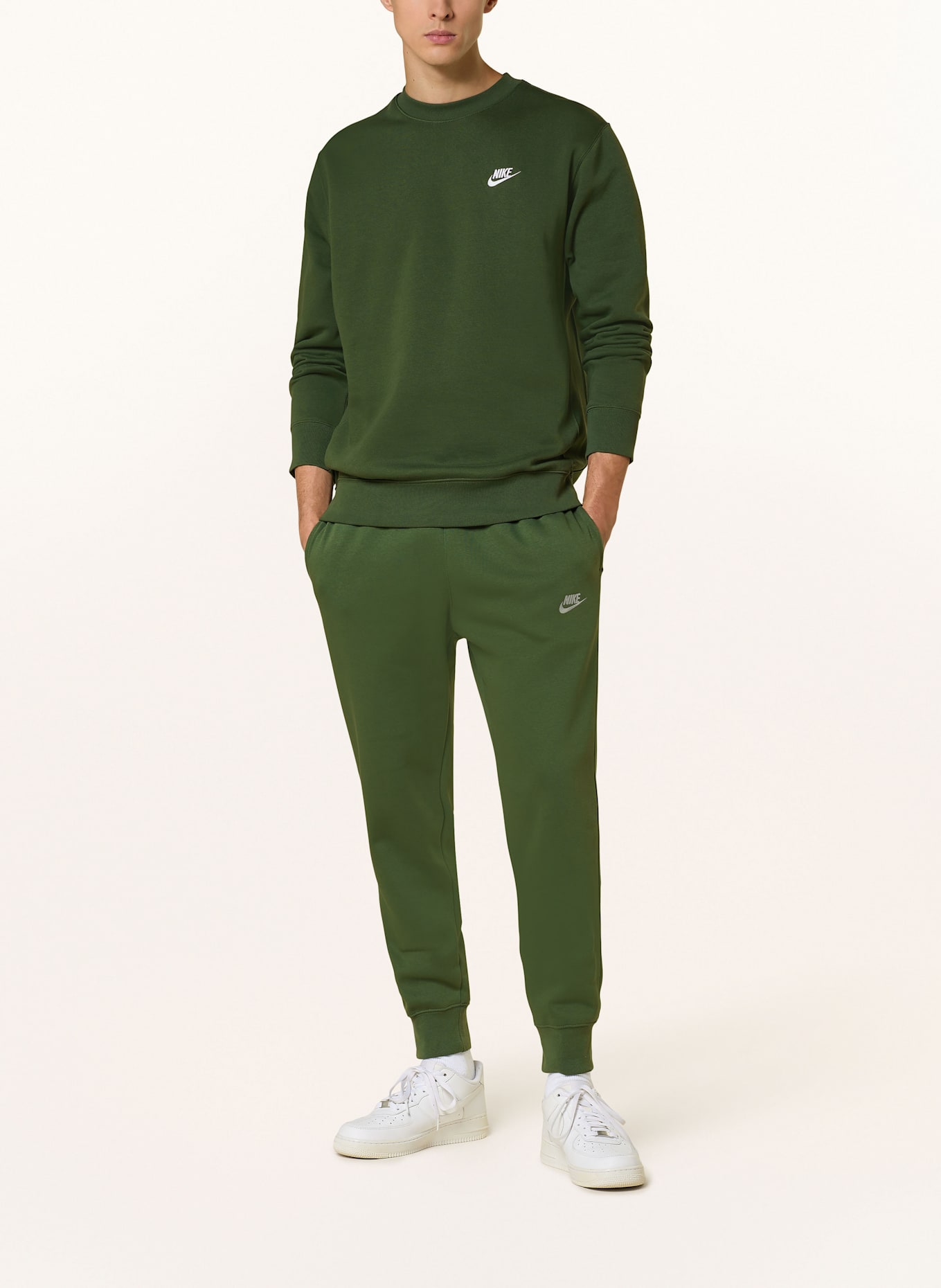 Nike Sweatshirt: DARK GREEN