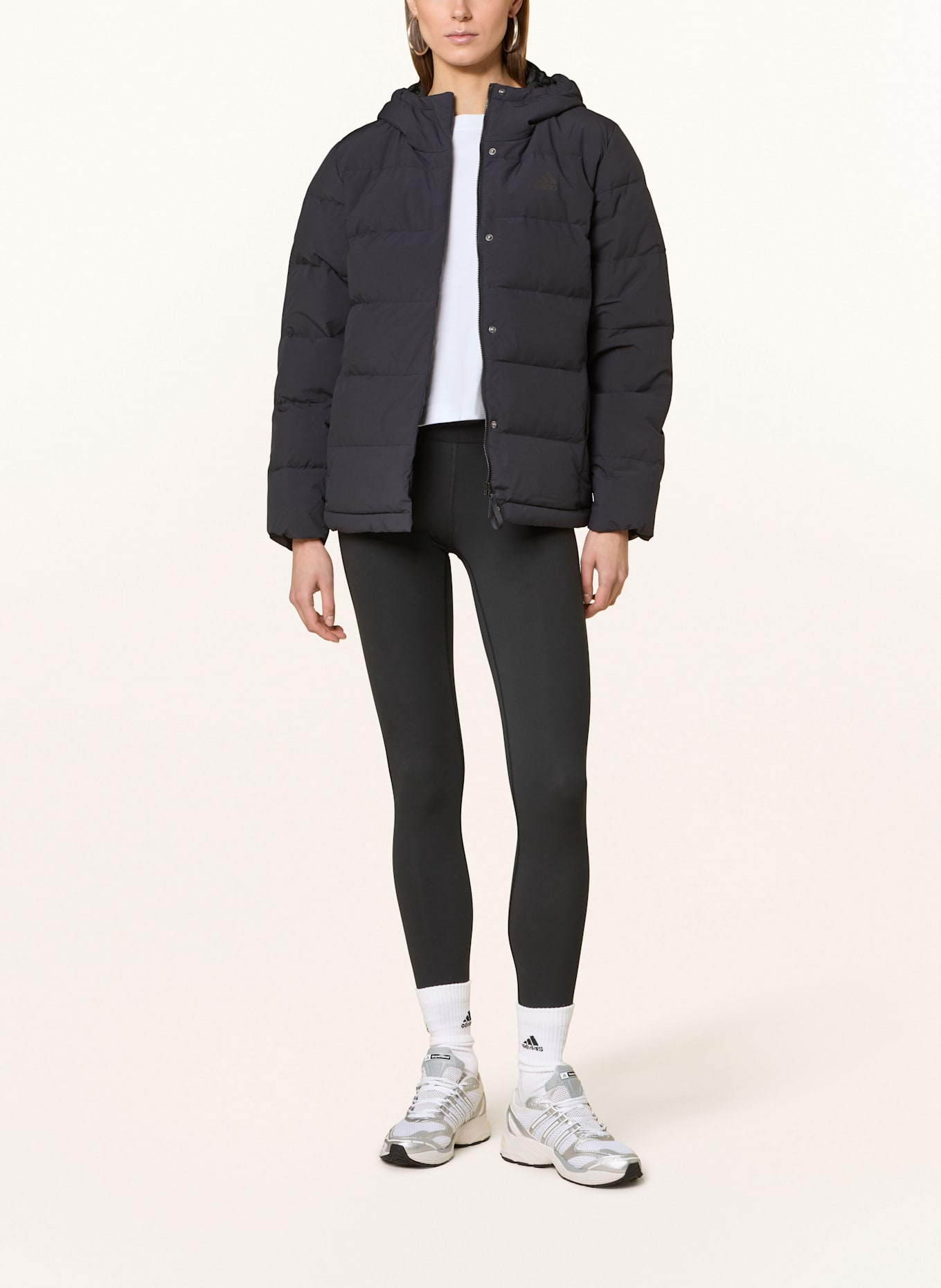 adidas Daunenjacke: SCHWARZ