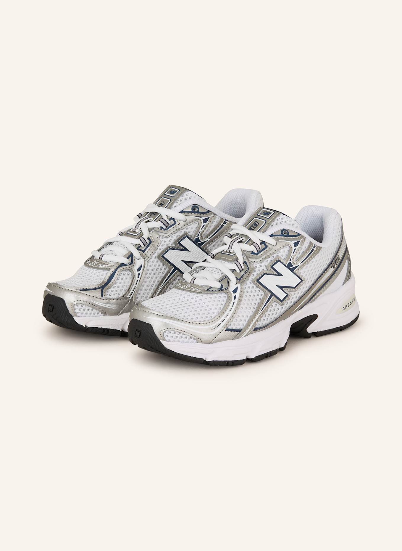 new balance Sneaker 740, Farbe: WEISS/ DUNKELBLAU/ GRAU (Bild 1)