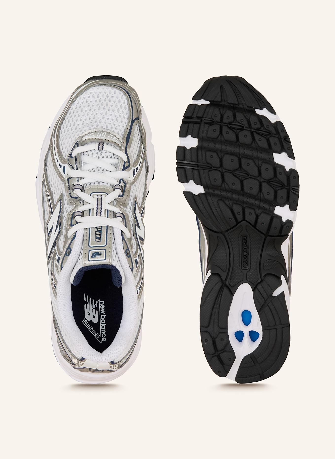 new balance Sneaker 740, Farbe: WEISS/ DUNKELBLAU/ GRAU (Bild 5)