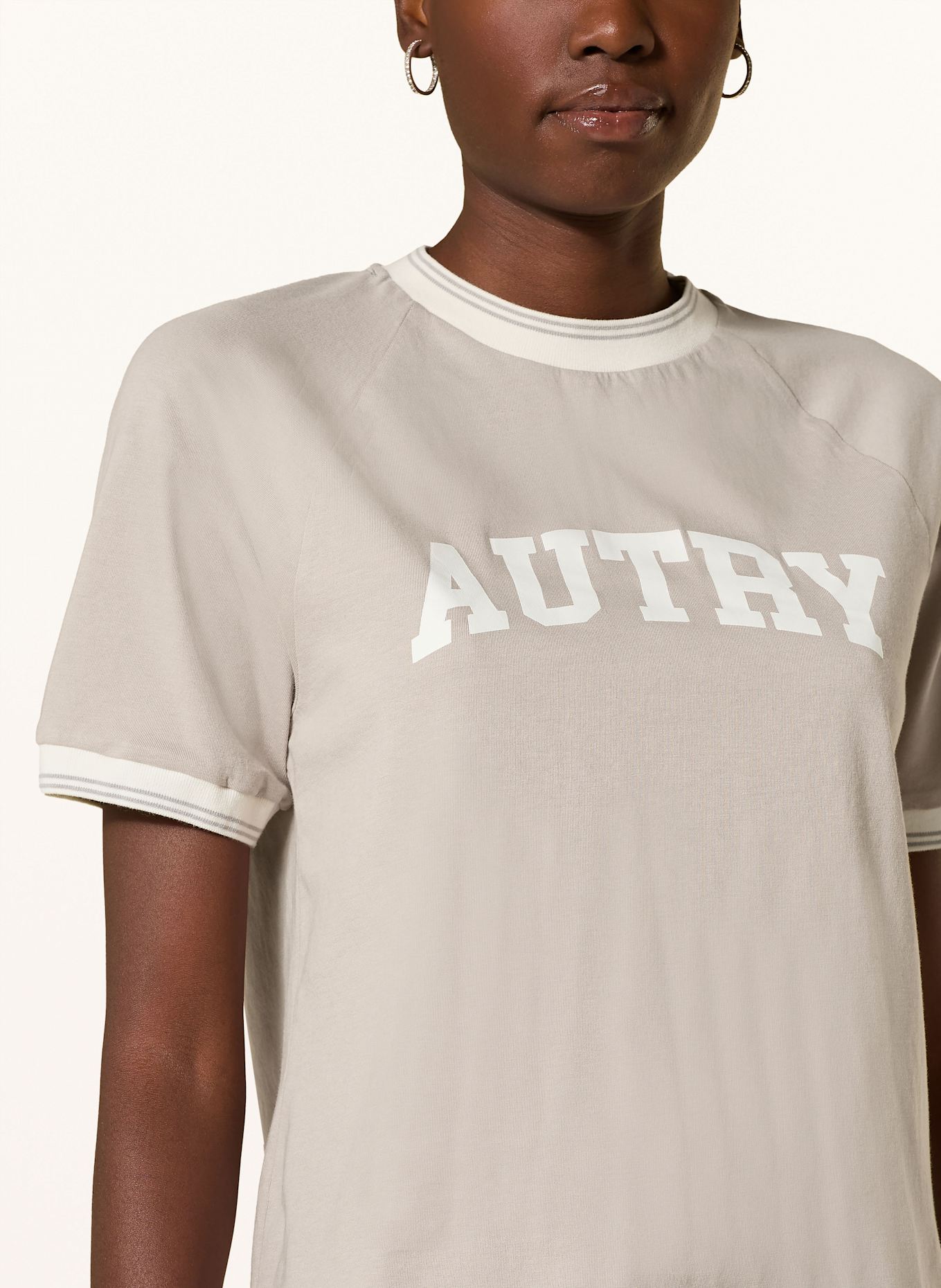 AUTRY T-Shirt: HELLGRAU