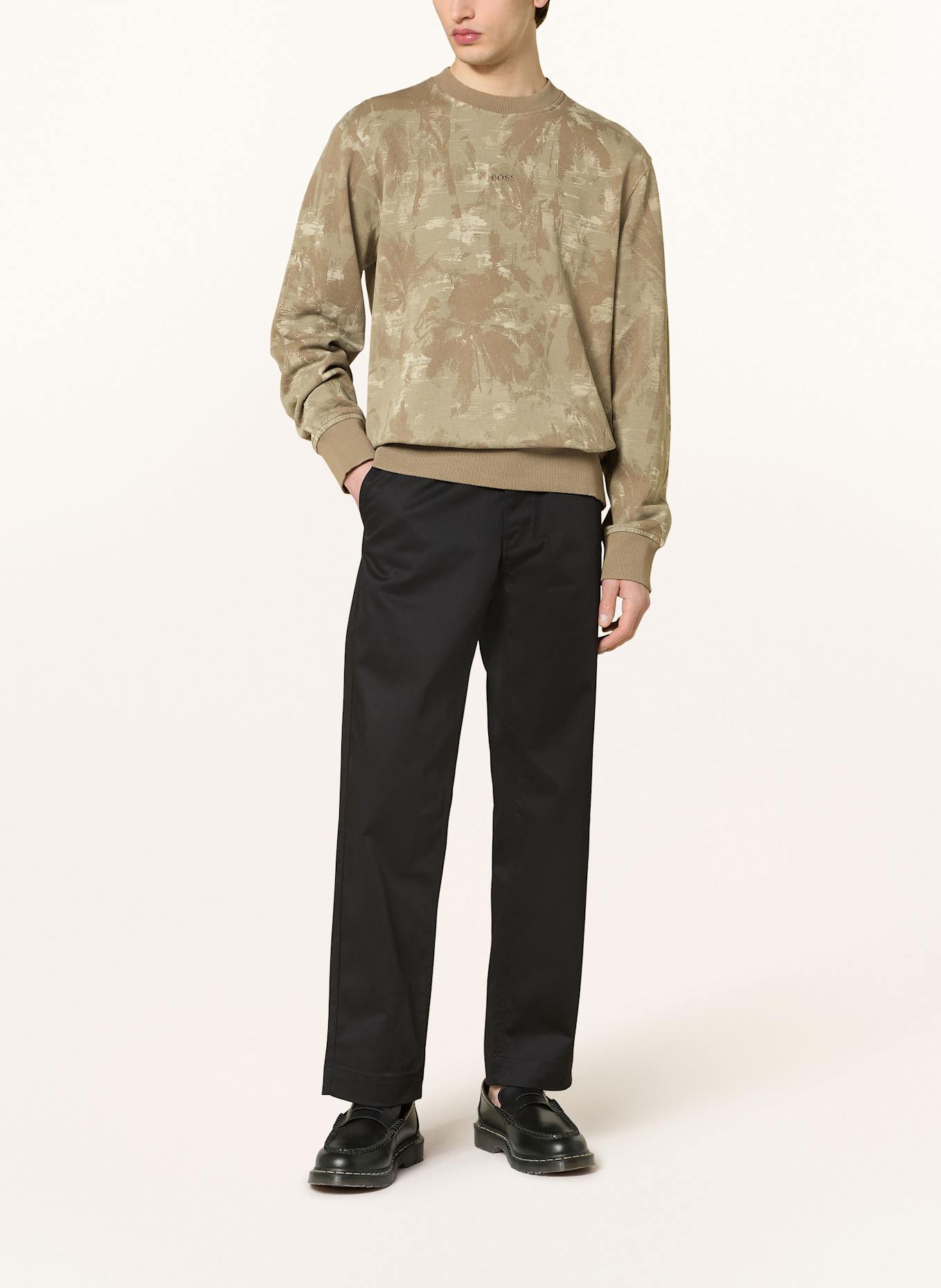 BOSS Sweatshirt WE_JUNGLE: BEIGE/ BRAUN/ KHAKI