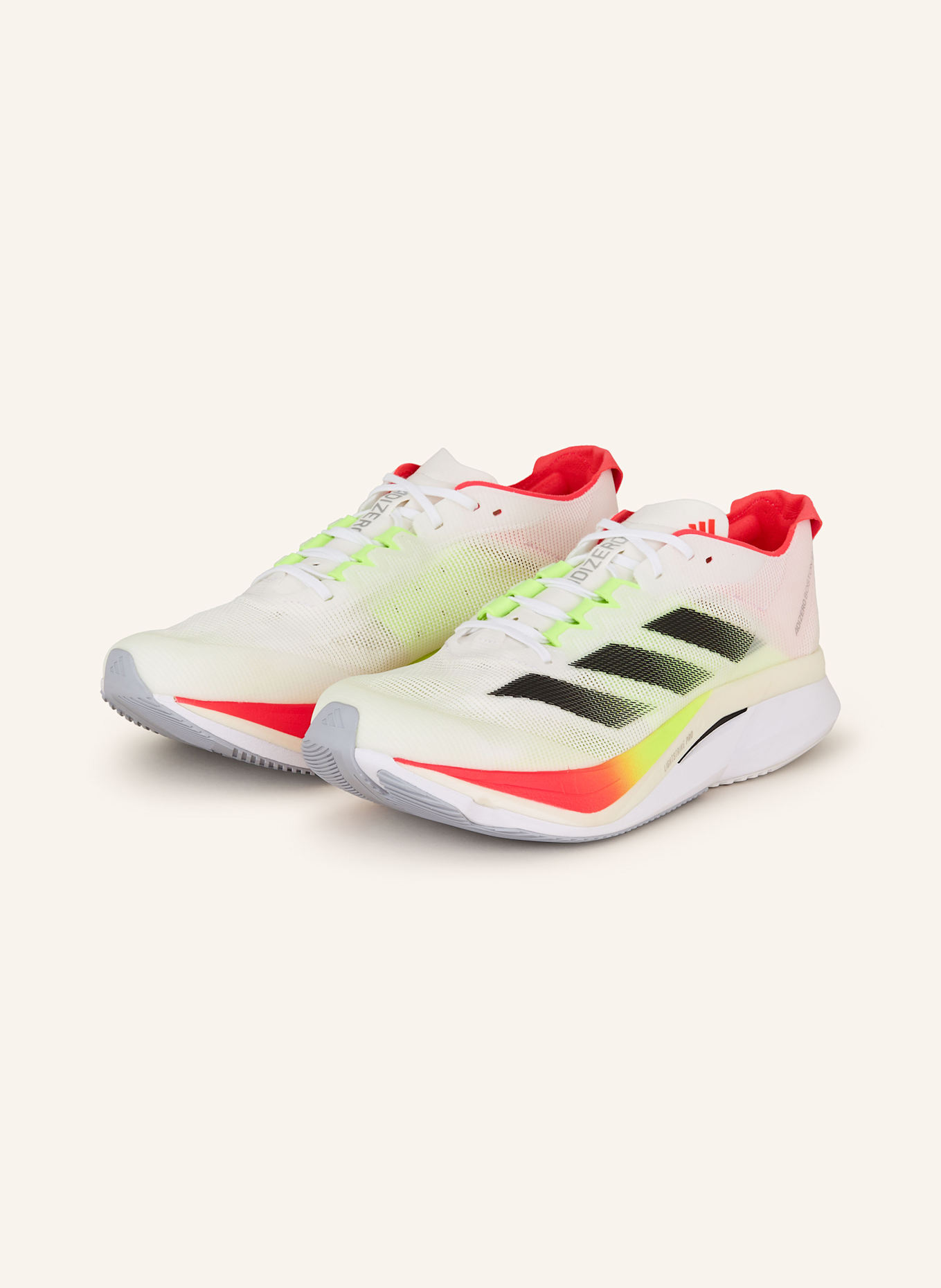 adidas Laufschuhe ADIZERO BOSTON 12: WEISS/ ROT