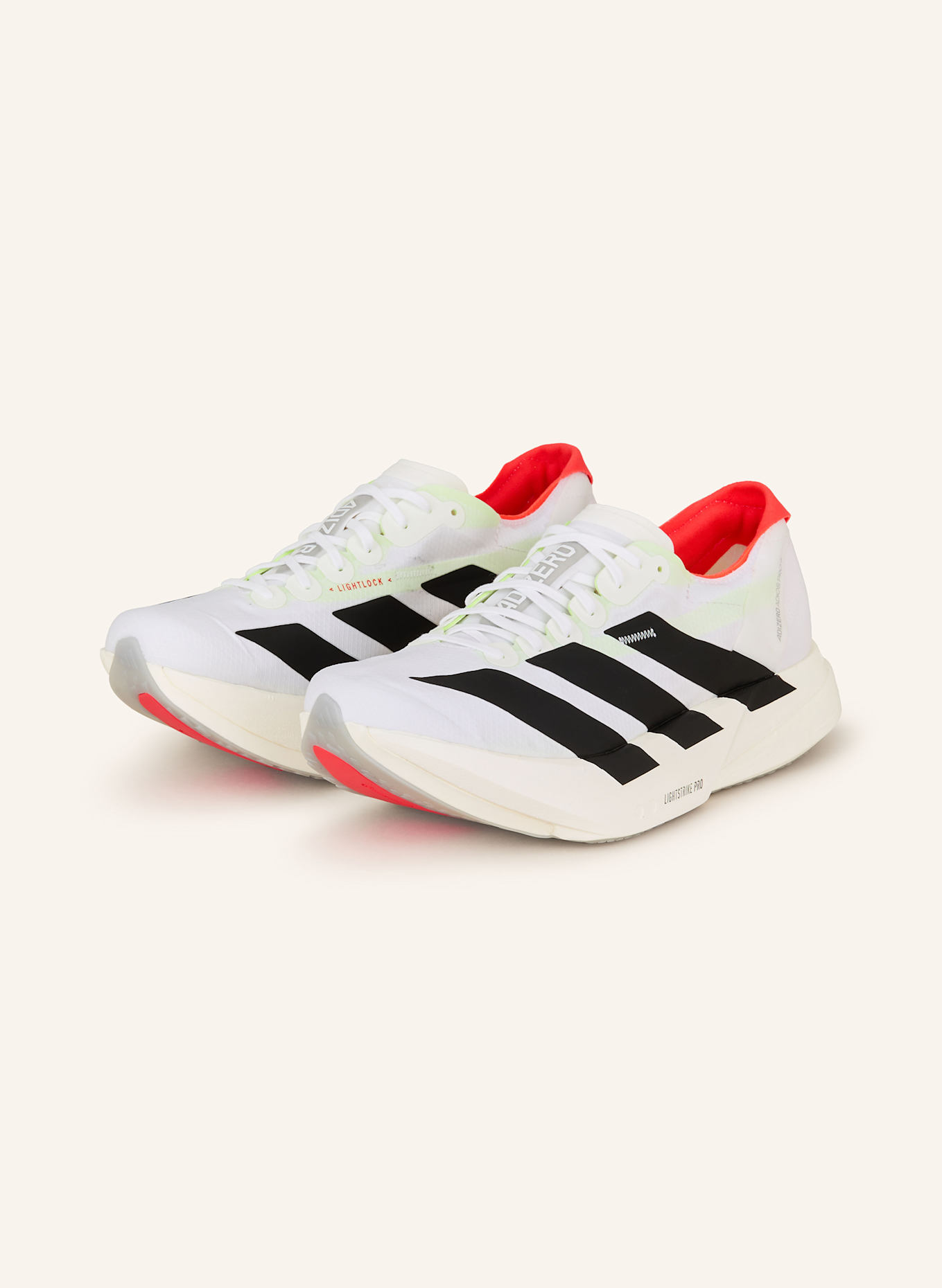 adidas ropas ADIZERO ADIOS PRO 4 running shoes: WHITE/ BLACK