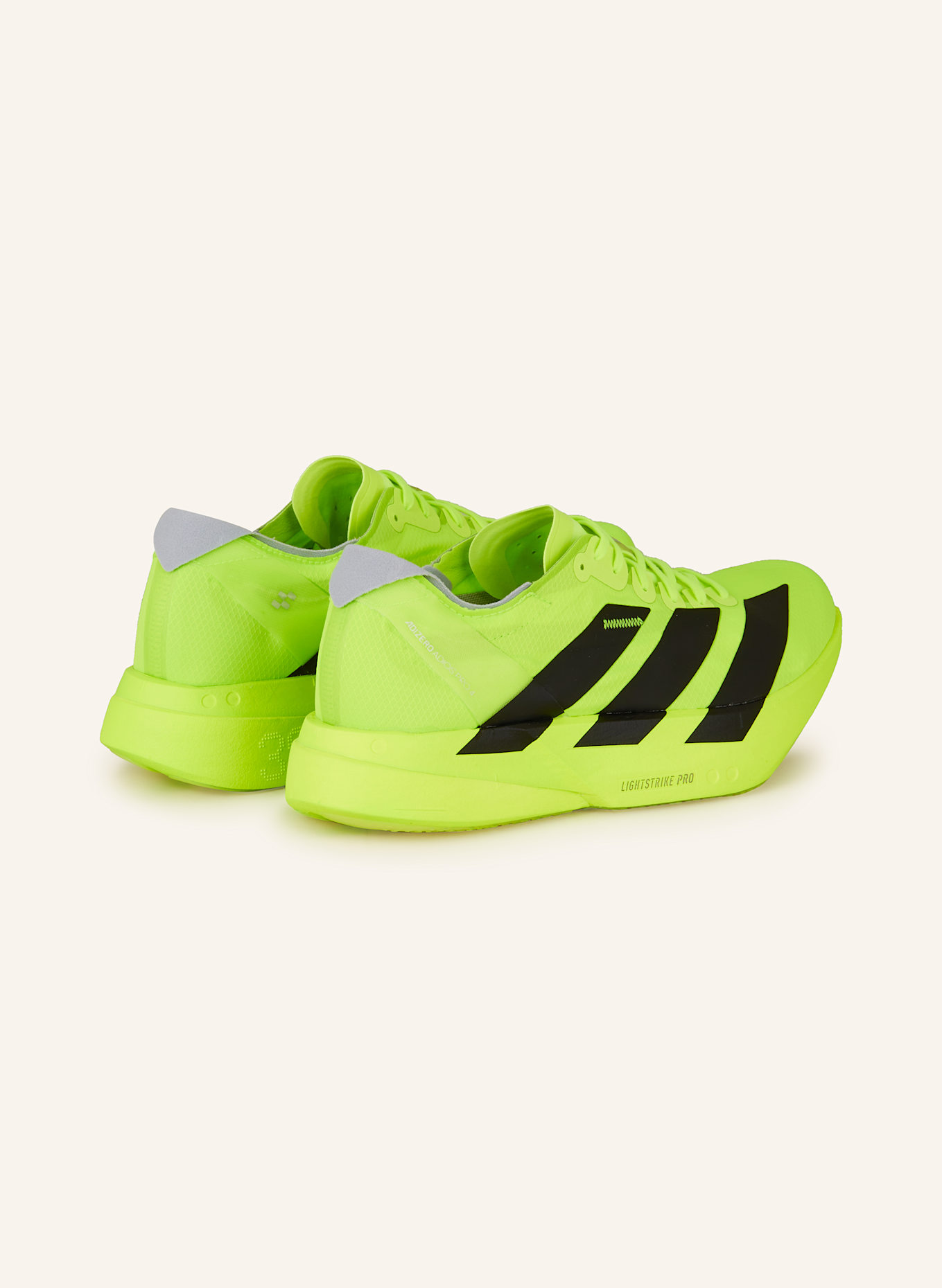 adidas Laufschuhe ADIZERO ADIOS PRO 4: NEONGRÜN/ SCHWARZ