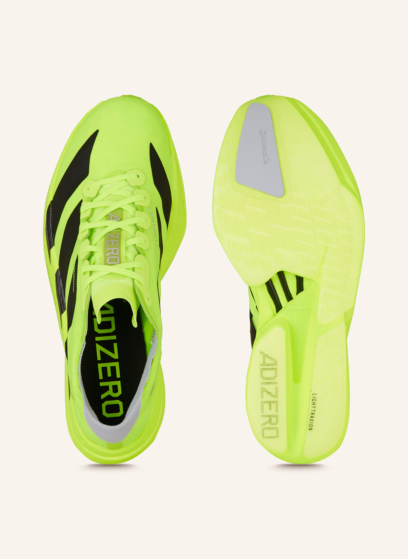 adidas Laufschuhe ADIZERO ADIOS PRO 4: NEONGRÜN/ SCHWARZ