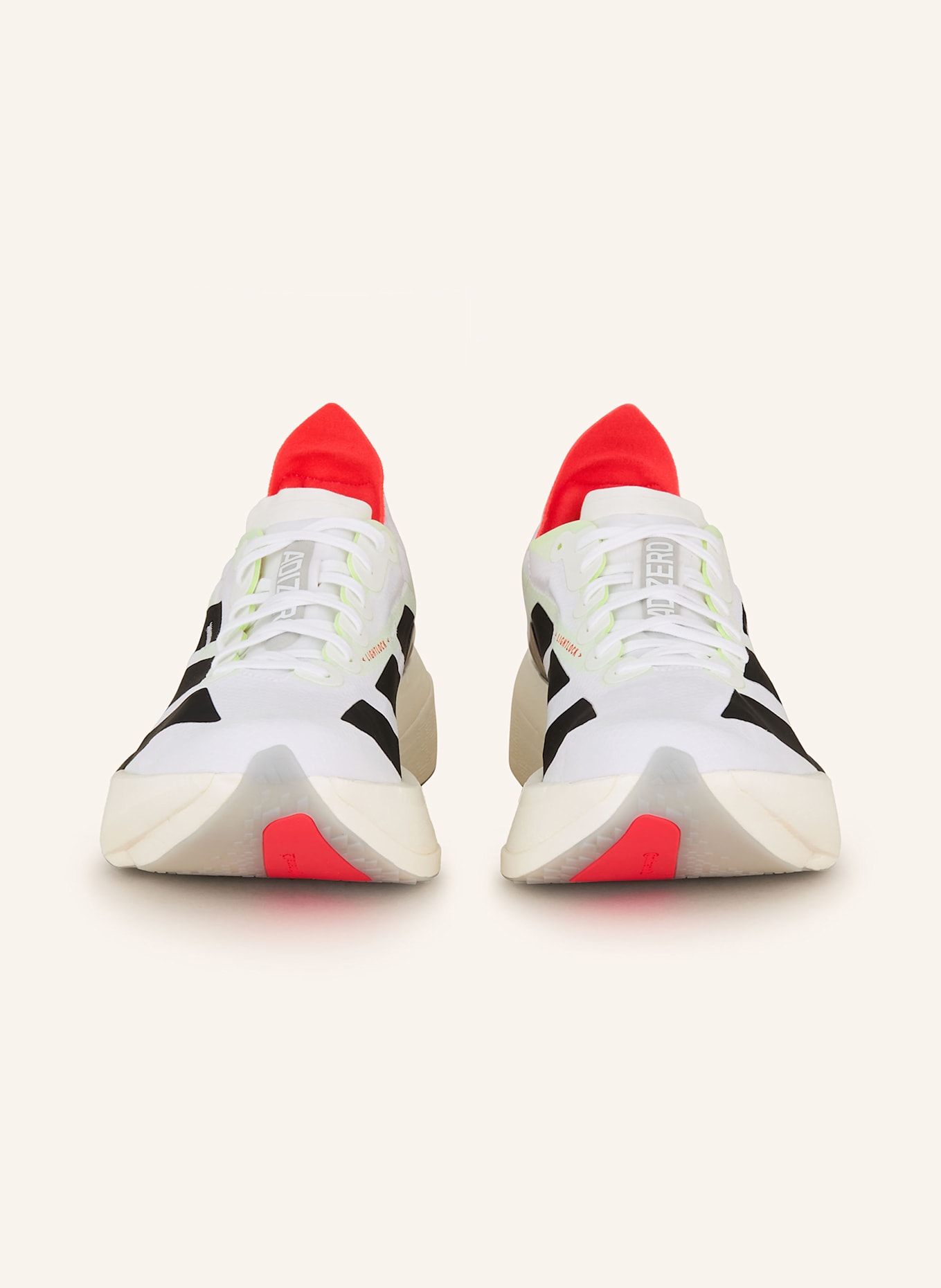 adidas Laufschuhe ADIZERO ADIOS PRO 4: WEISS/ SCHWARZ
