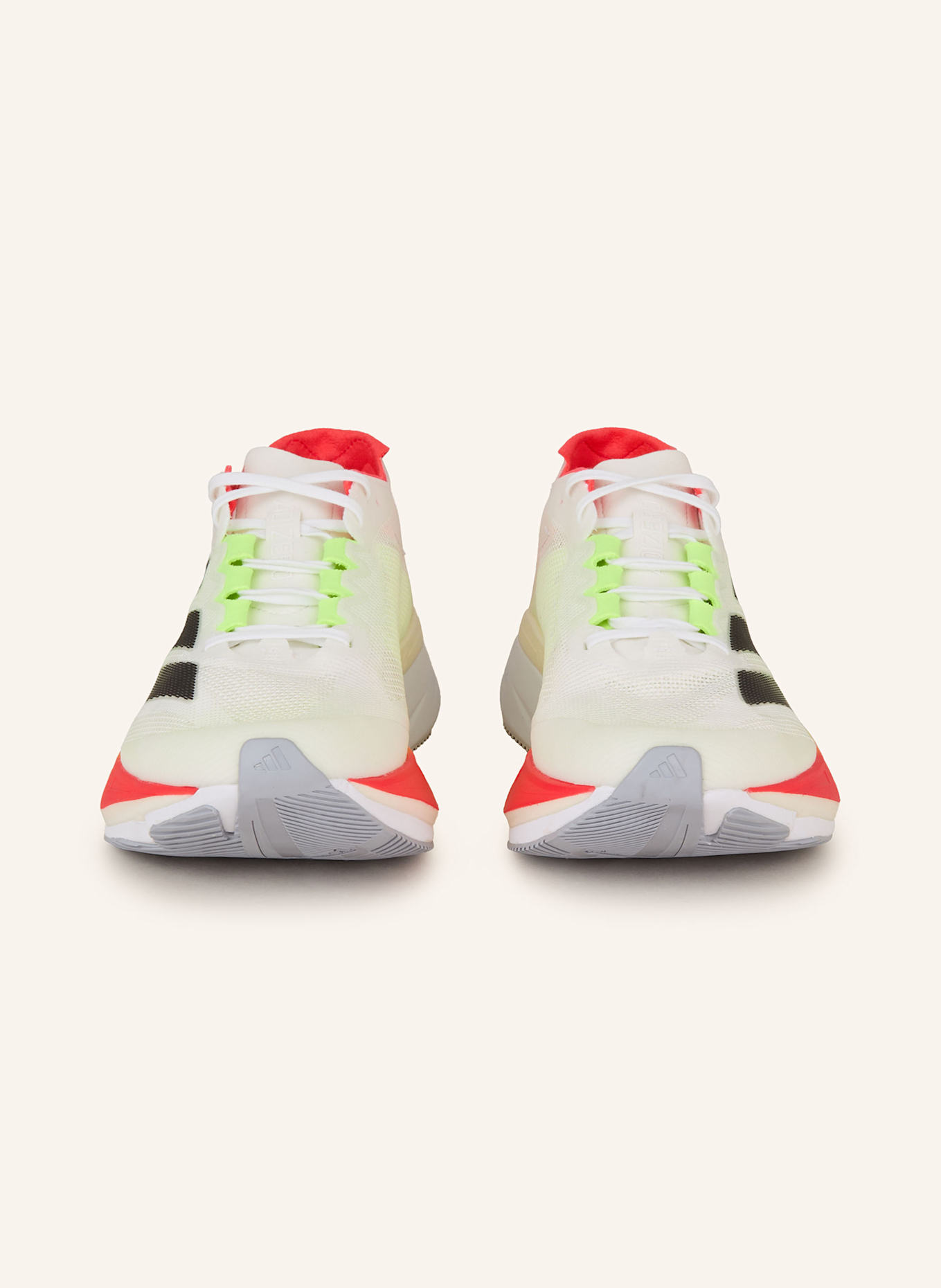 adidas Běžecké boty ADIZERO BOSTON 12, Barva: BÍLÁ/ NEONOVĚ ŽLUTÁ (Obrázek 3)