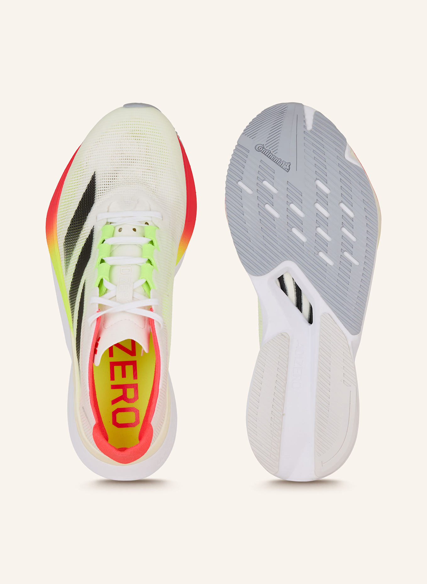 adidas Běžecké boty ADIZERO BOSTON 12, Barva: BÍLÁ/ NEONOVĚ ŽLUTÁ (Obrázek 5)