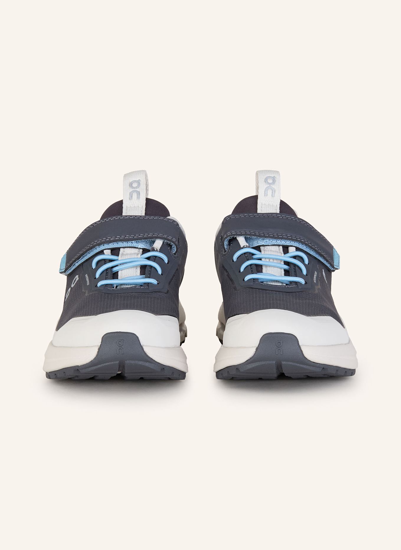 On Sneaker CLOUDHERO WATERPROOF: DUNKELGRAU / CREME