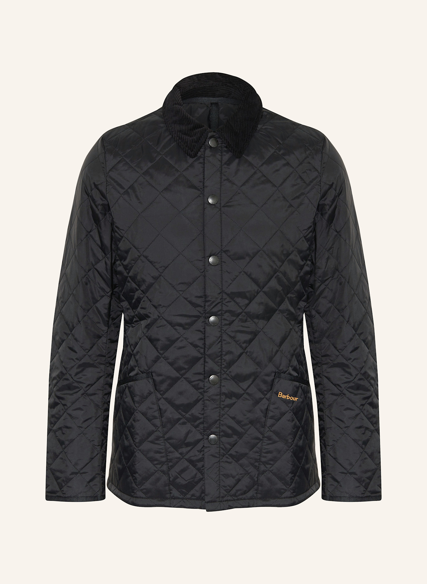 Barbour Kurtka pikowana HERITAGE LIDDESDALE: CZARNY