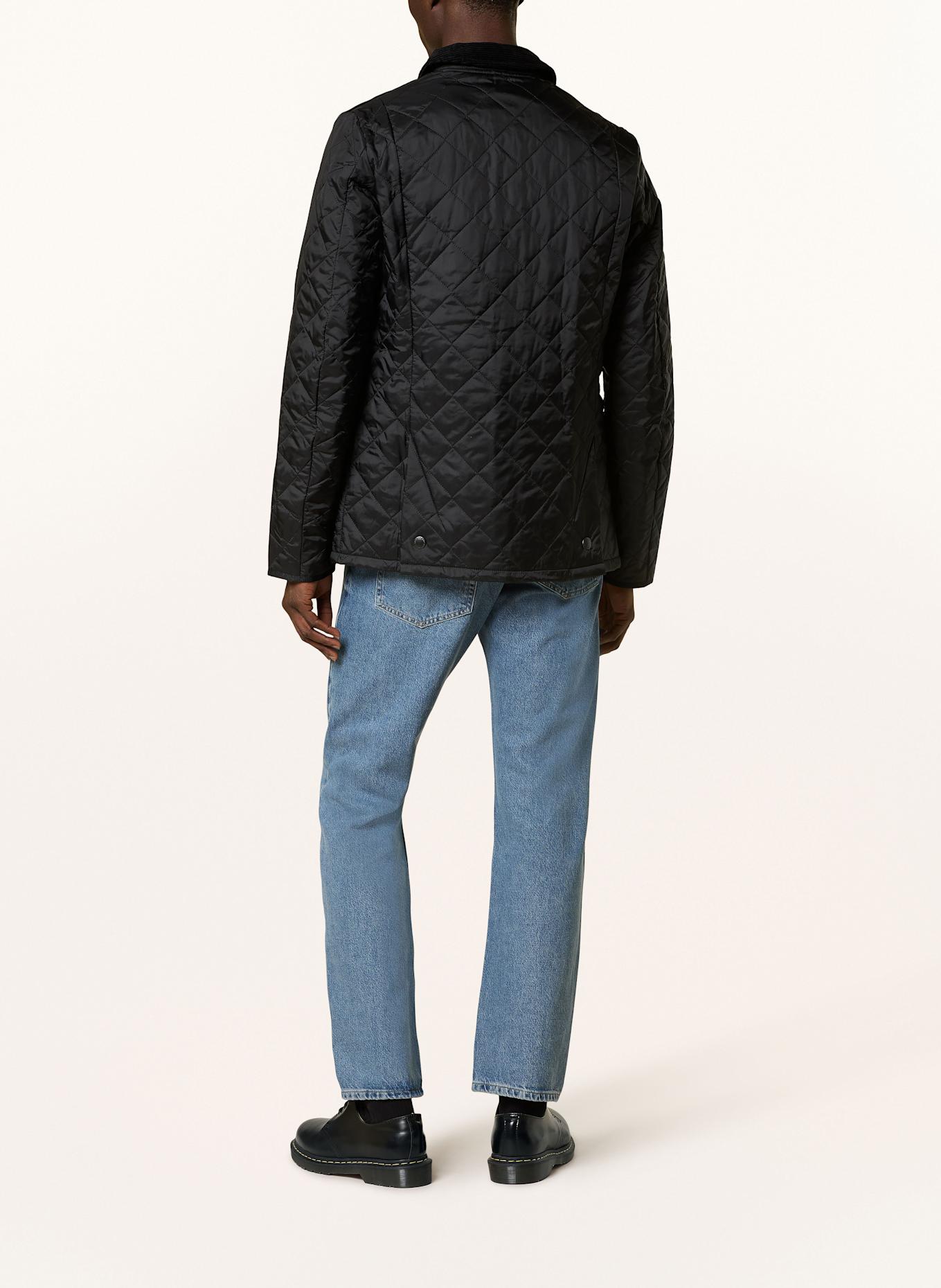 Barbour Kurtka pikowana HERITAGE LIDDESDALE: CZARNY