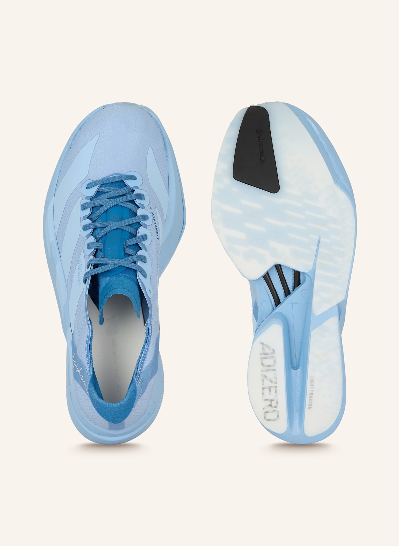 Y-3 Laufschuhe ADIOS PRO 4: BLAU / HELLBLAU