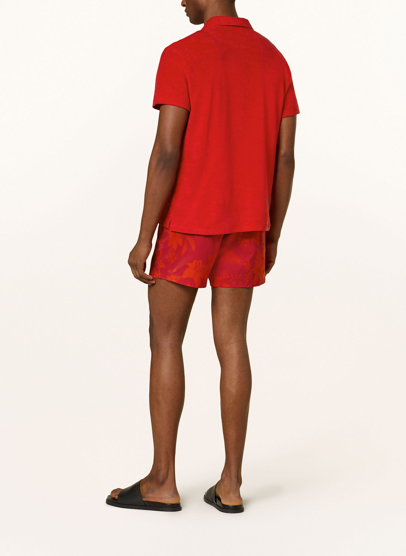 VILEBREQUIN Koszulka polo z materiału frotte PHOENIX AQ100: CZERWONY