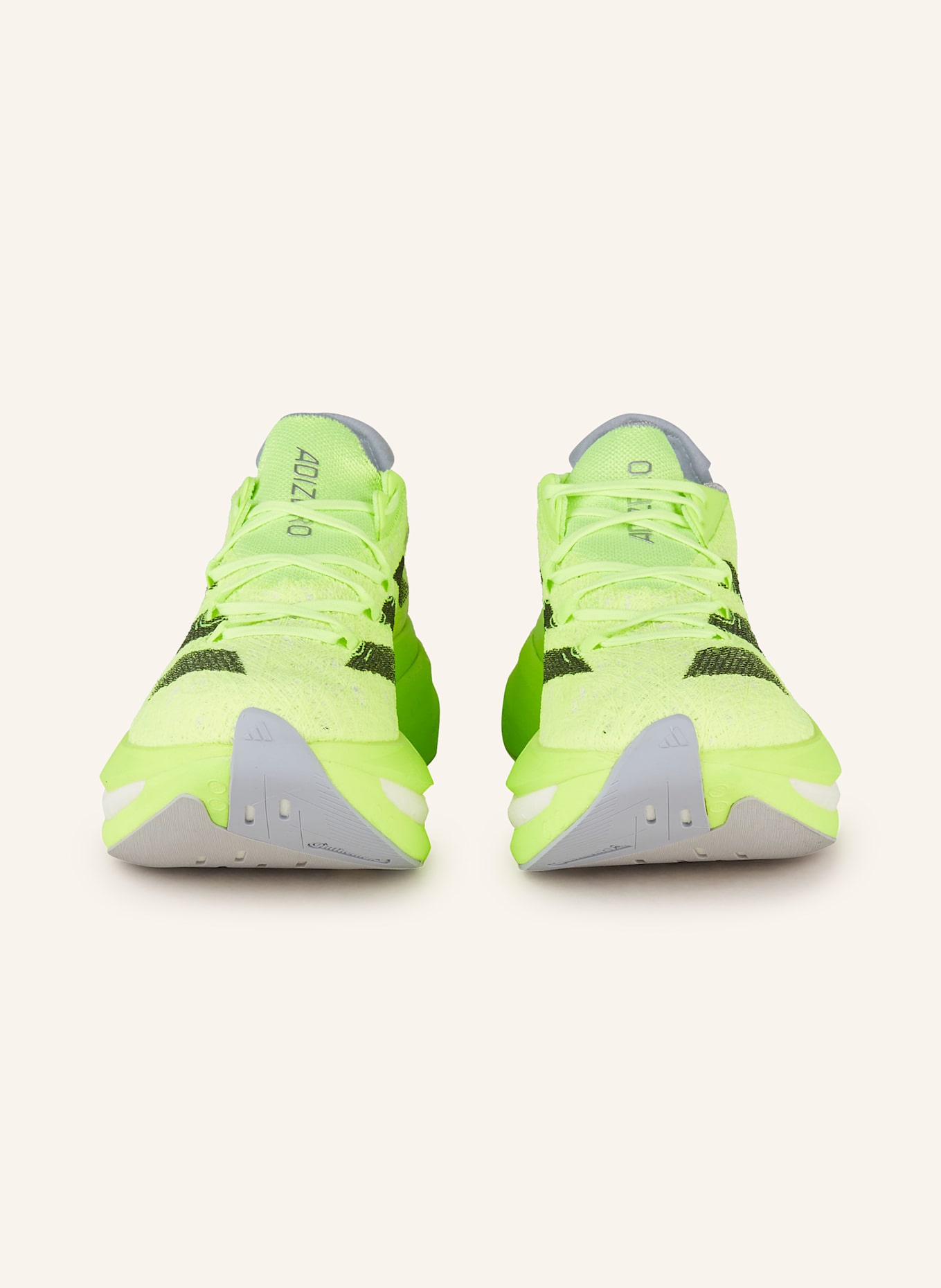 adidas Laufschuhe ADIZERO PRIME X 2 STRUNG: NEONGRÜN/ SCHWARZ/ GRAU