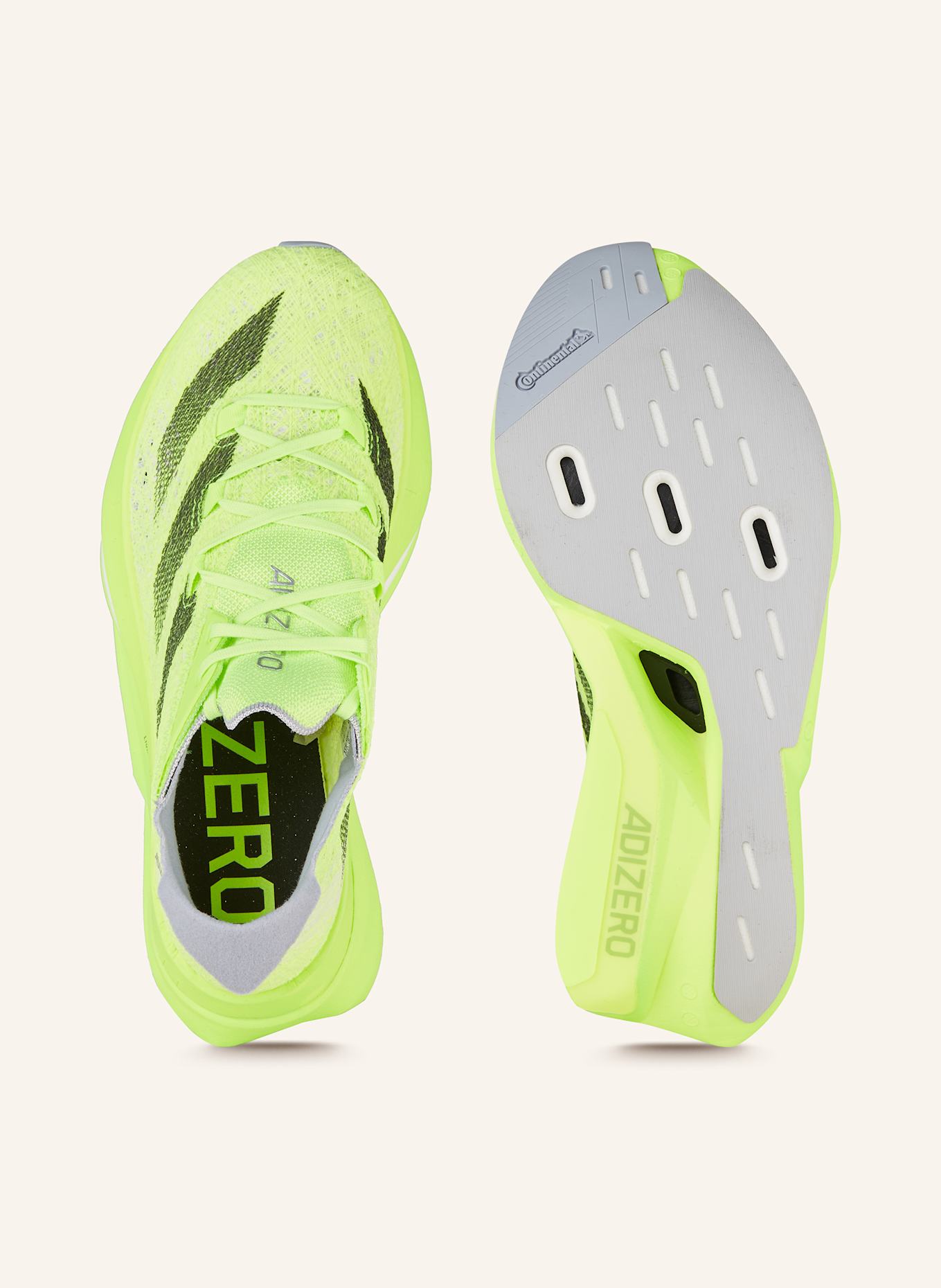 adidas Laufschuhe ADIZERO PRIME X 2 STRUNG: NEONGRÜN/ SCHWARZ/ GRAU