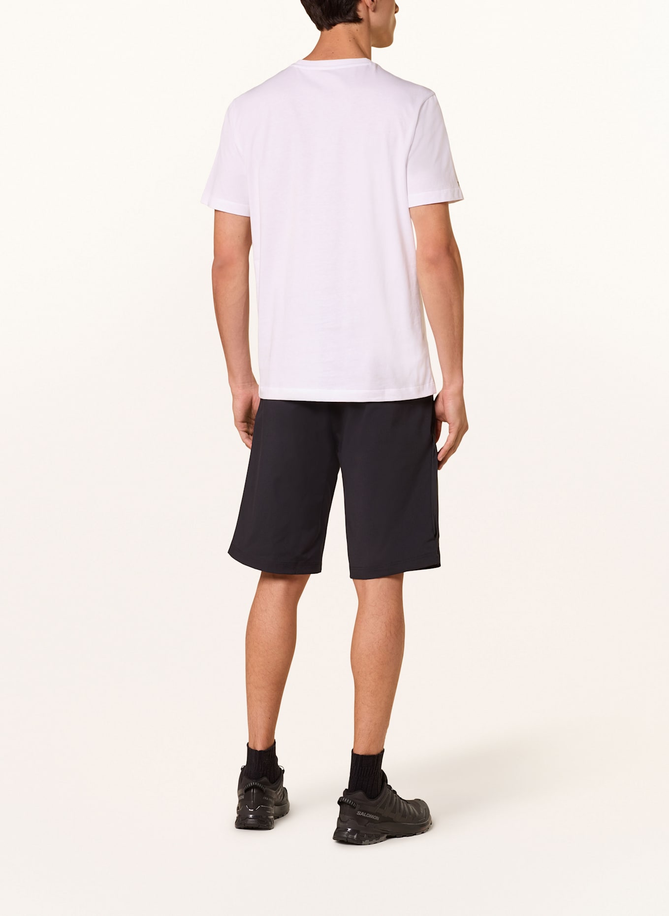 SALOMON T-Shirt CHEST LOGO: WEISS