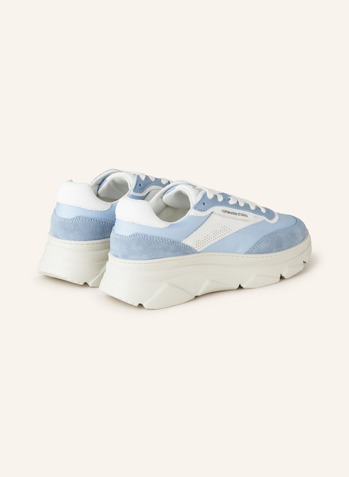 COPENHAGEN Sneaker CPH56: HELLBLAU/ HELLGRAU