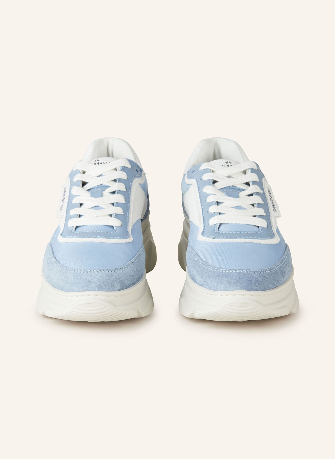 COPENHAGEN Sneaker CPH56: HELLBLAU/ HELLGRAU