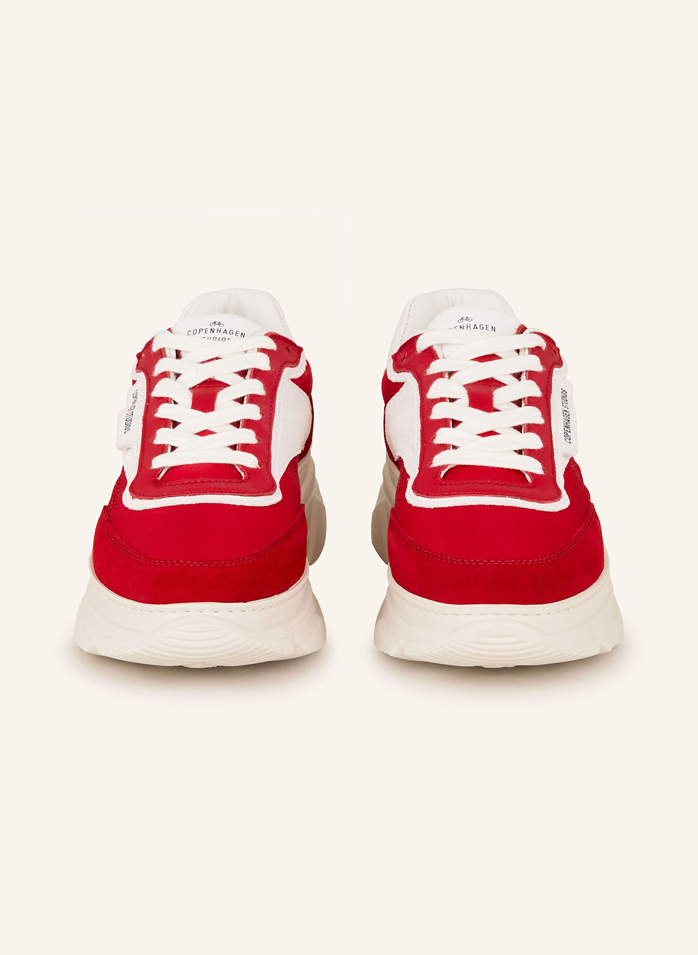 COPENHAGEN Sneaker CPH56: ROT/ WEISS