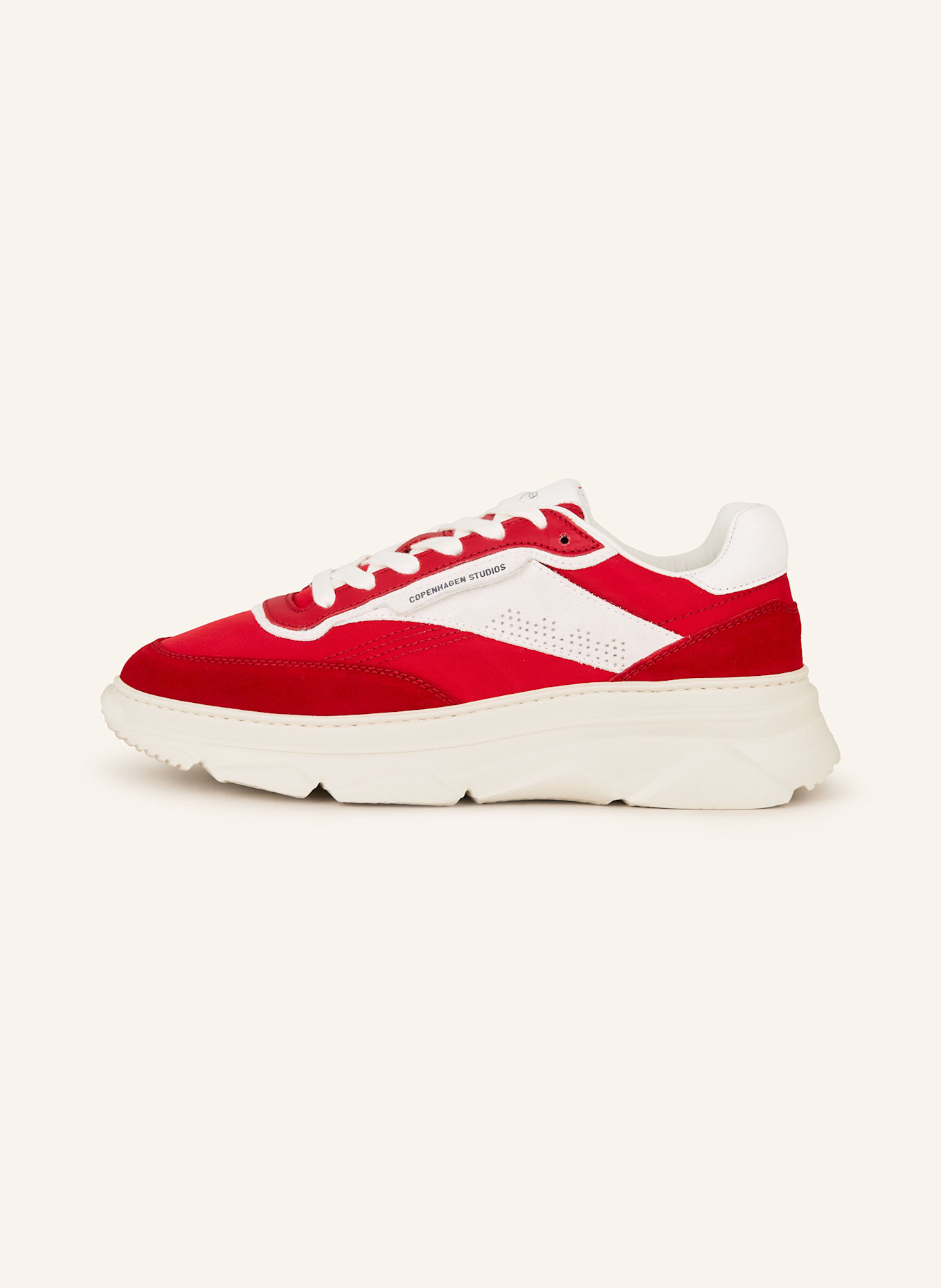 COPENHAGEN Sneaker CPH56: ROT/ WEISS