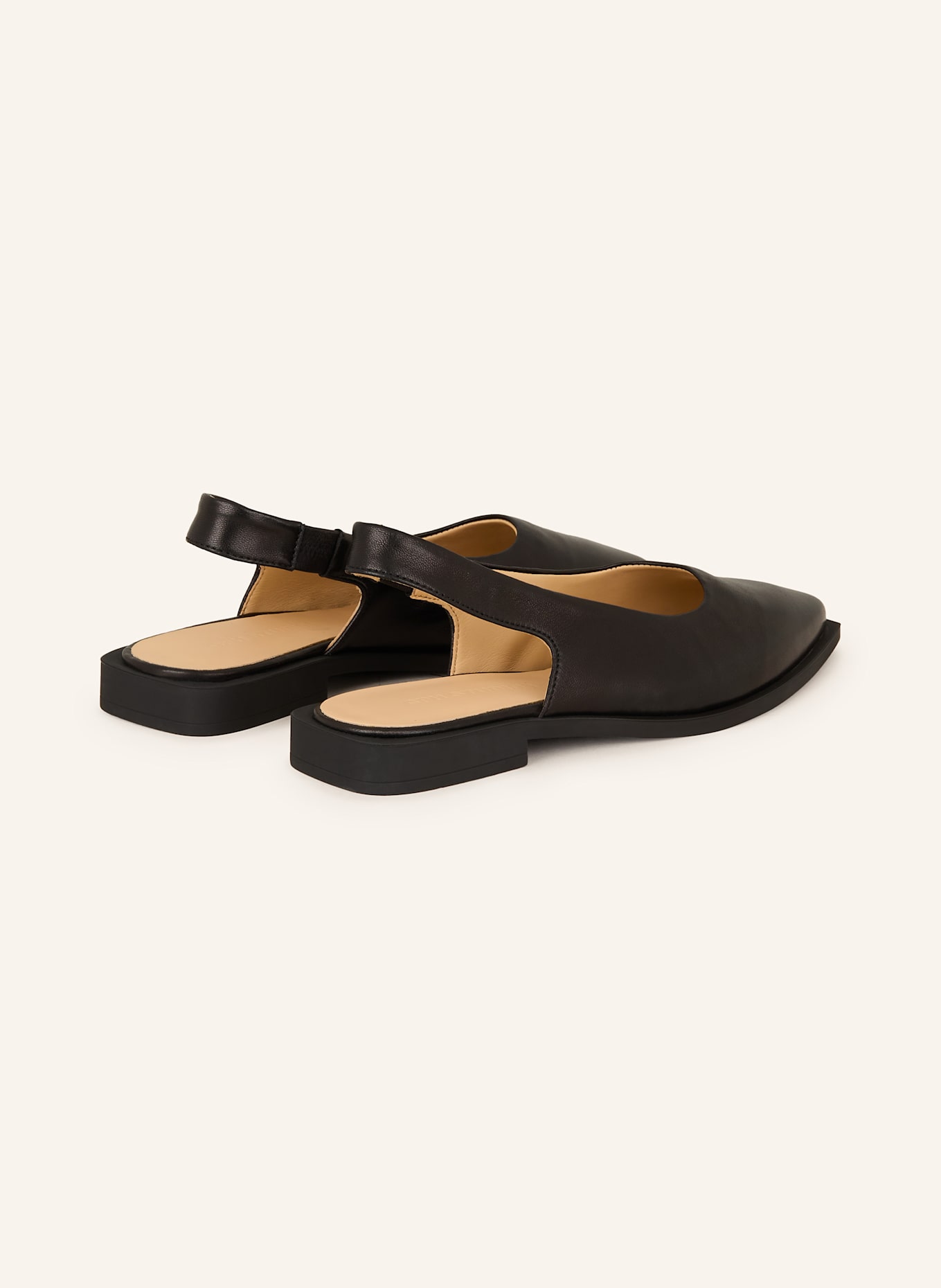 COPENHAGEN Slingback ballerinas CPH416: BLACK