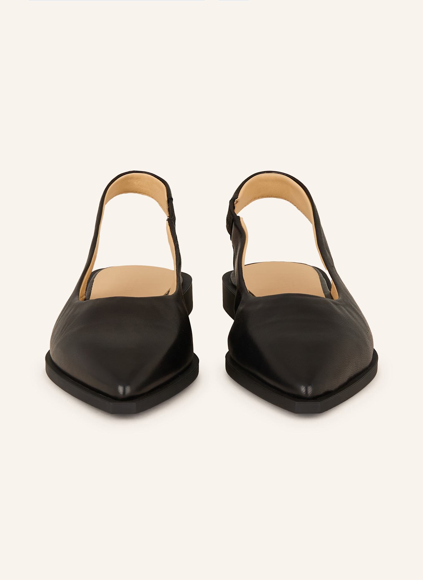 COPENHAGEN Slingback ballerinas CPH416: BLACK