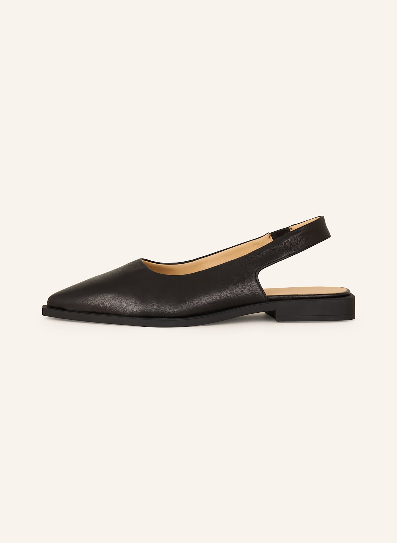 COPENHAGEN Slingback ballerinas CPH416: BLACK