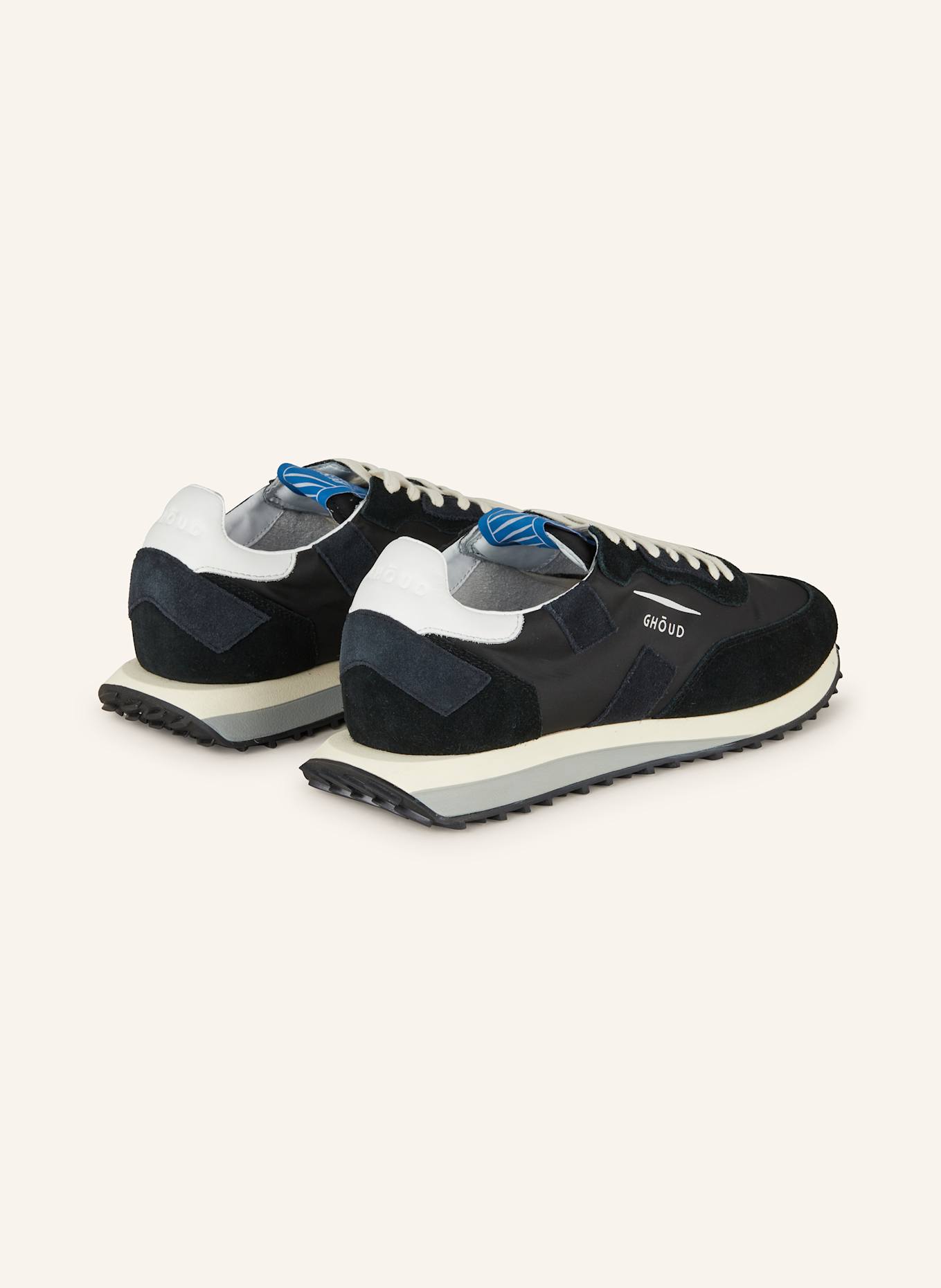 GHOUD Sneaker RUSH: SCHWARZ/ WEISS