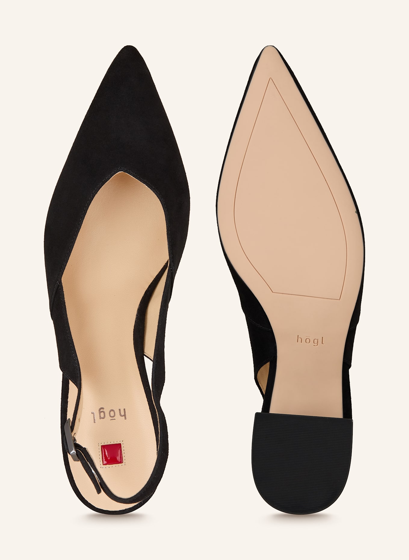 Högl Slingpumps: SCHWARZ