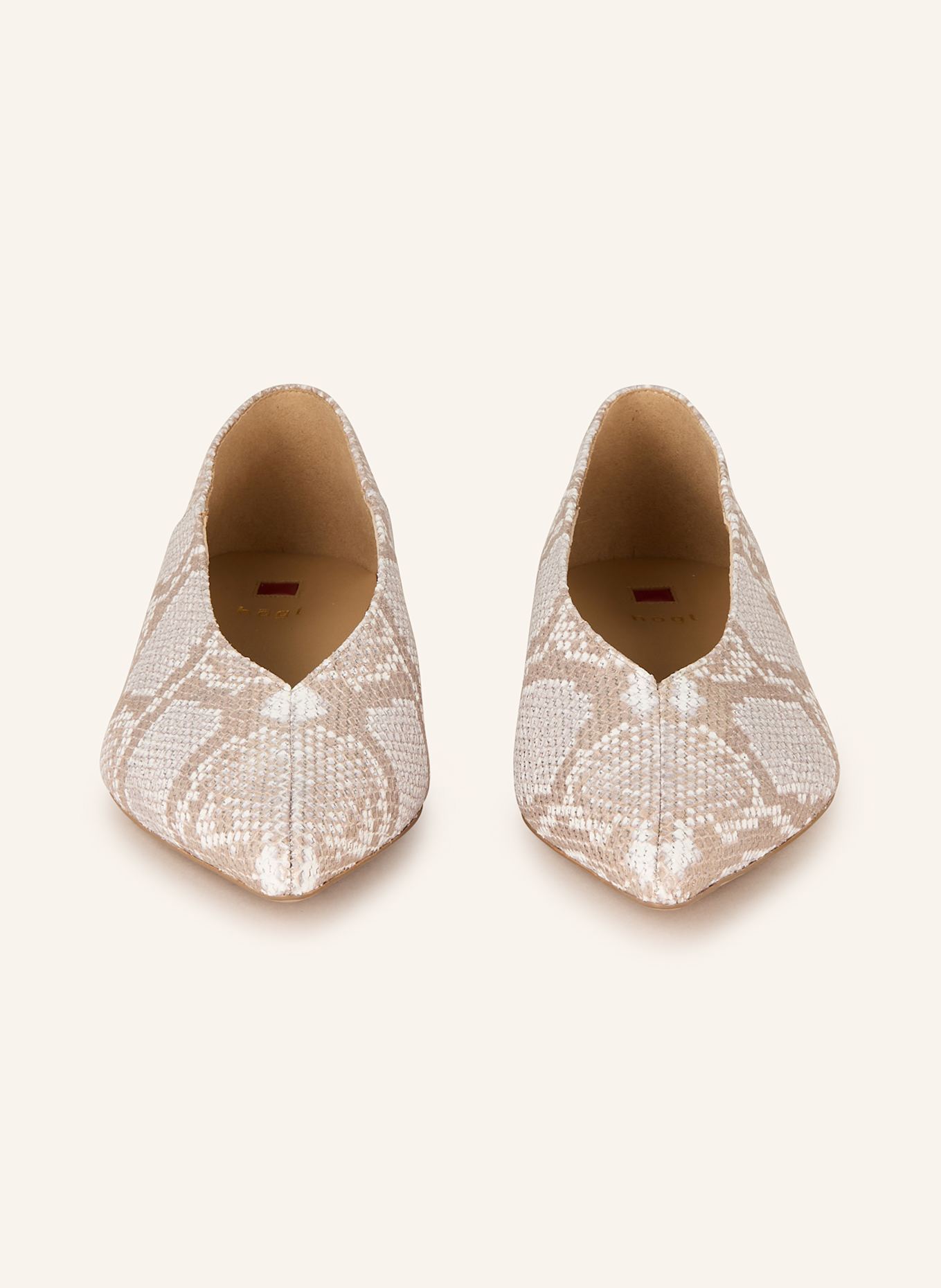 Högl Baleriny: BIAŁY/ SZAROBRĄZOWY