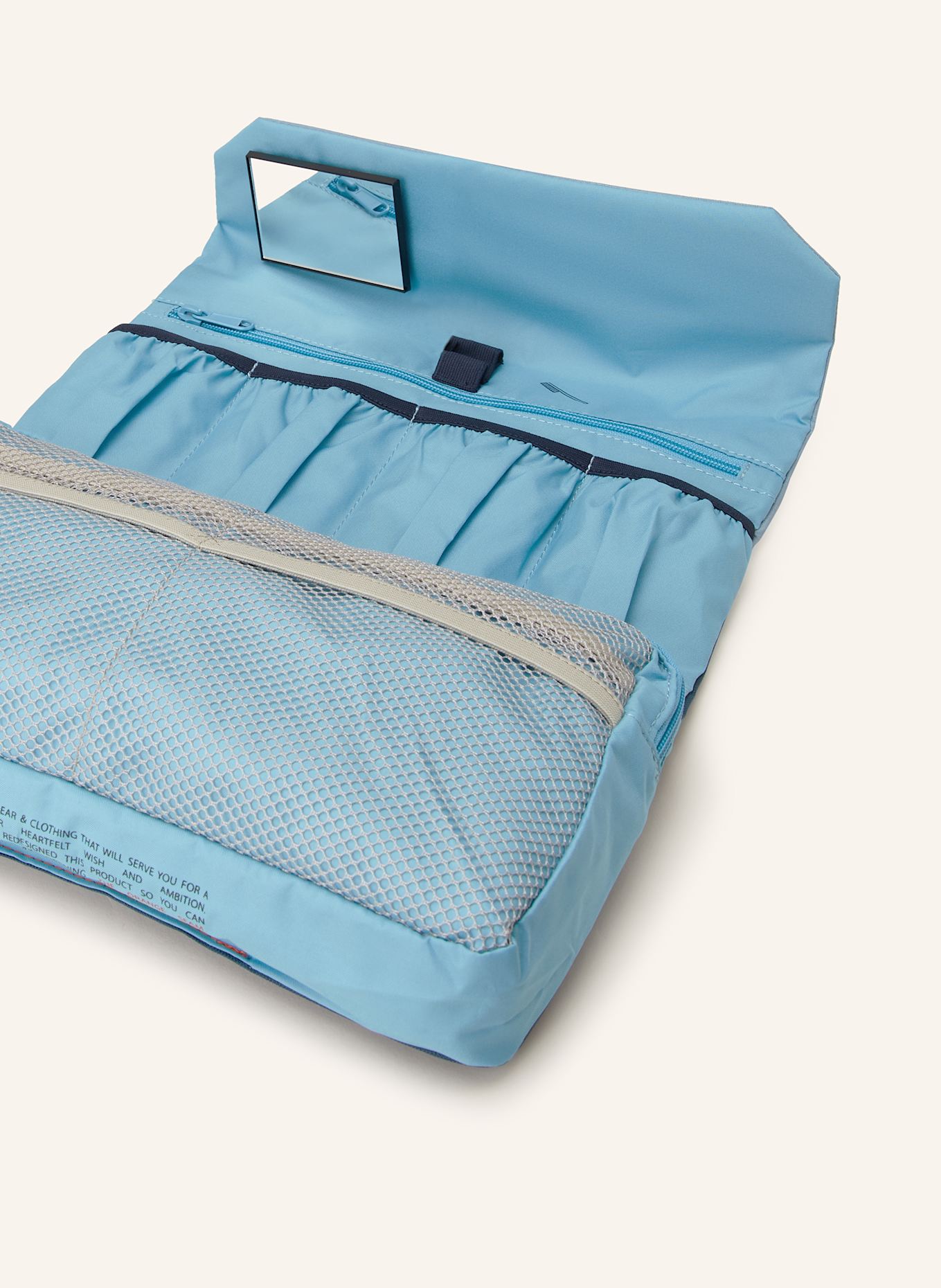 VAUDE Kosmetyczka WEGAWRAP: PETROL / JASNONIEBIESKI